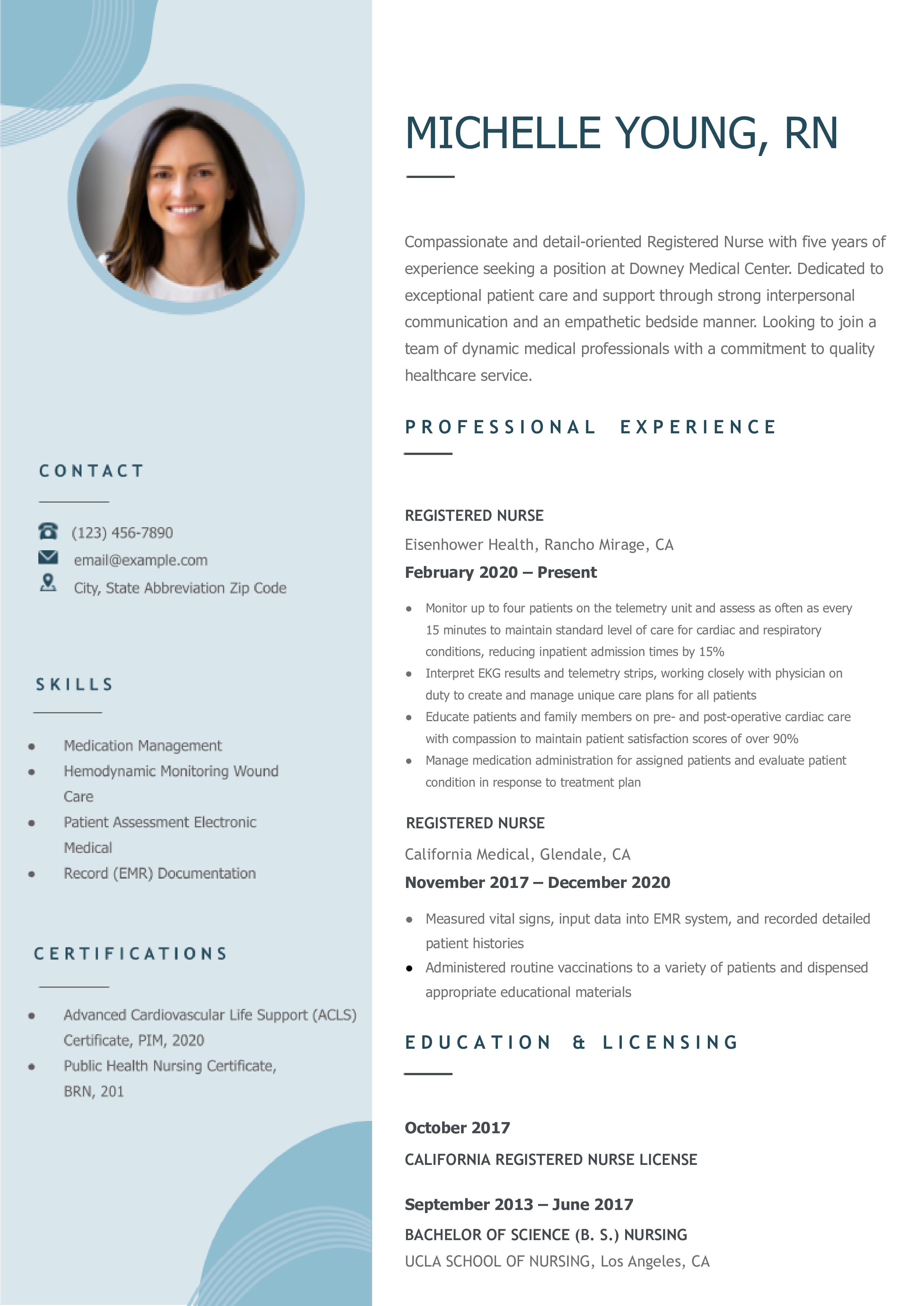 Registered Nurse Resume Templates and Examples.docx