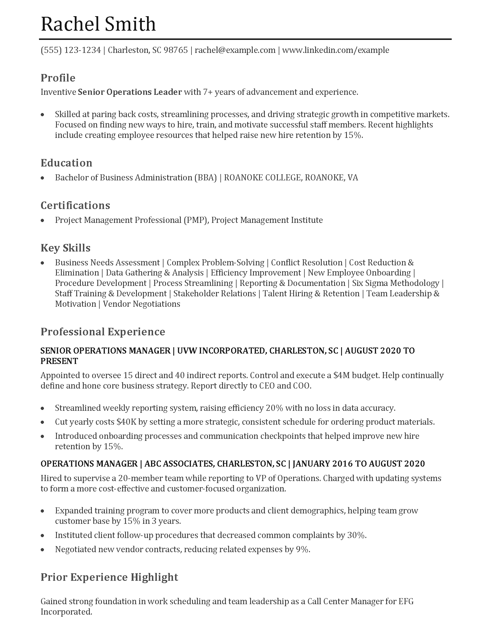 Modern Resume Templates and Examples for 2024