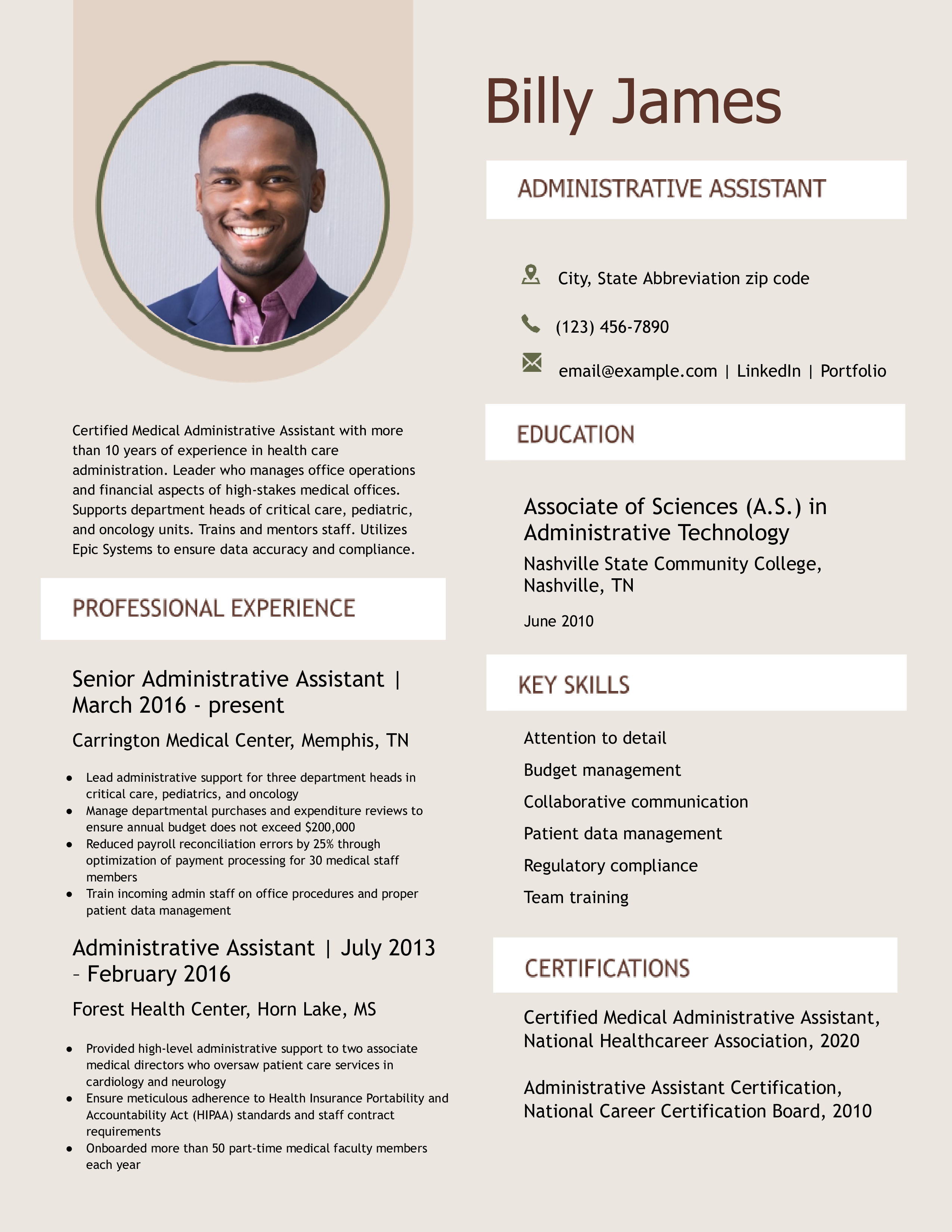 Administrative Assistant Resume Examples and Templates for 2025 