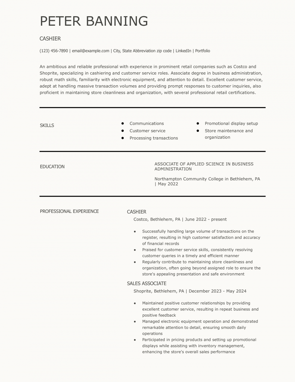 Cashier_Entry-level