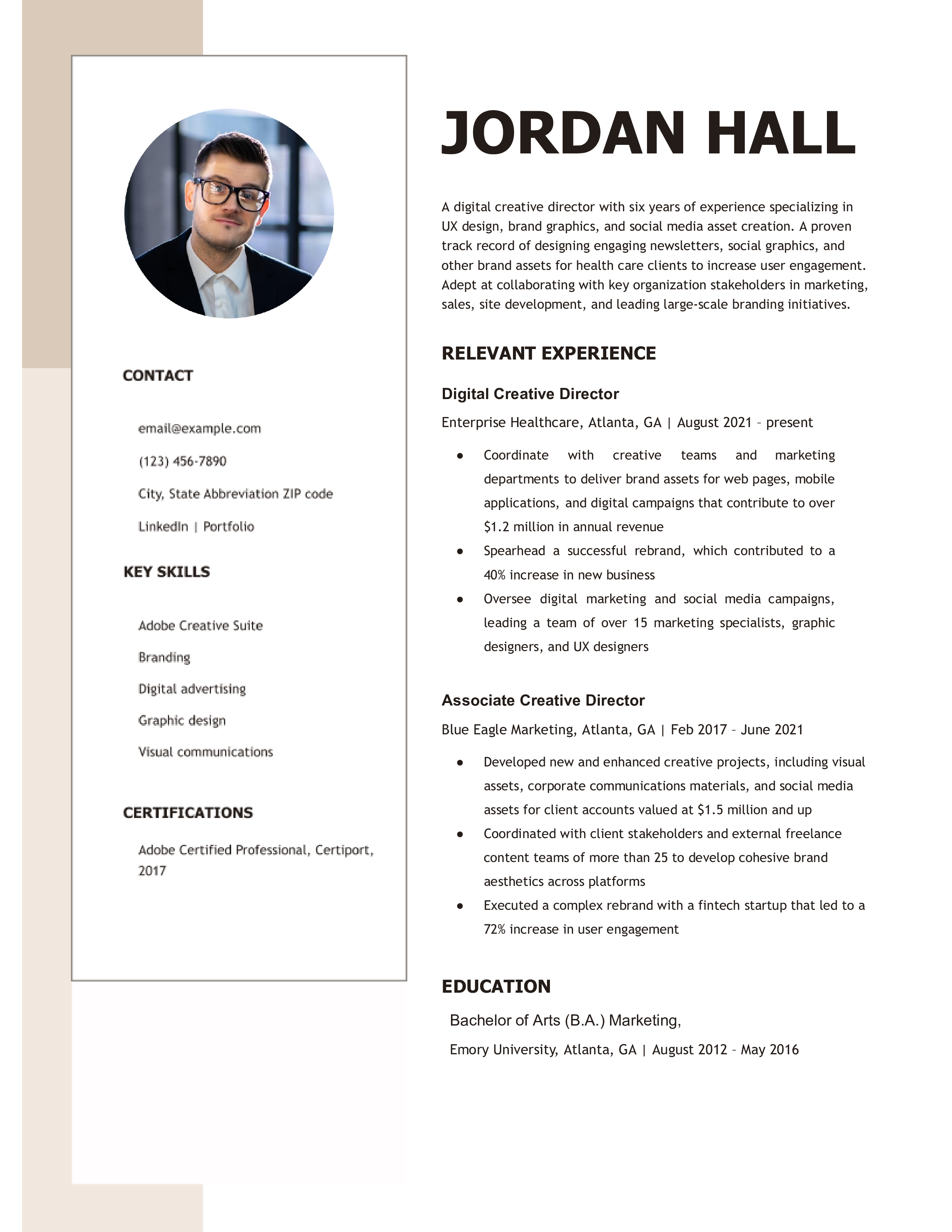 Creative Resume Templates and Examples