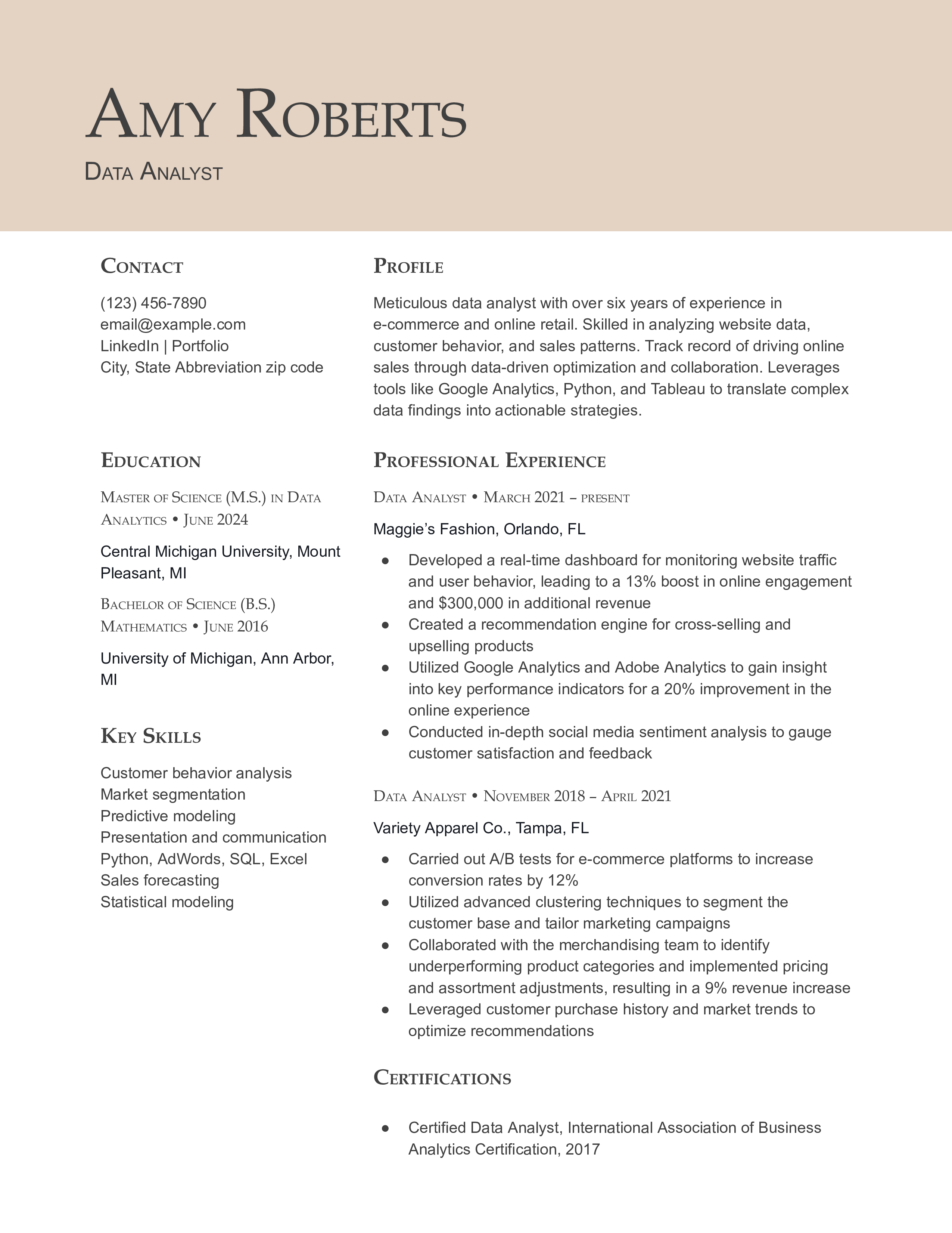 Data Analyst_Mid-career