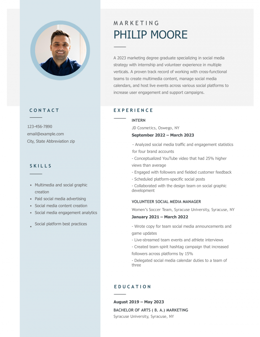 Entry Level Resume Templates and Examples