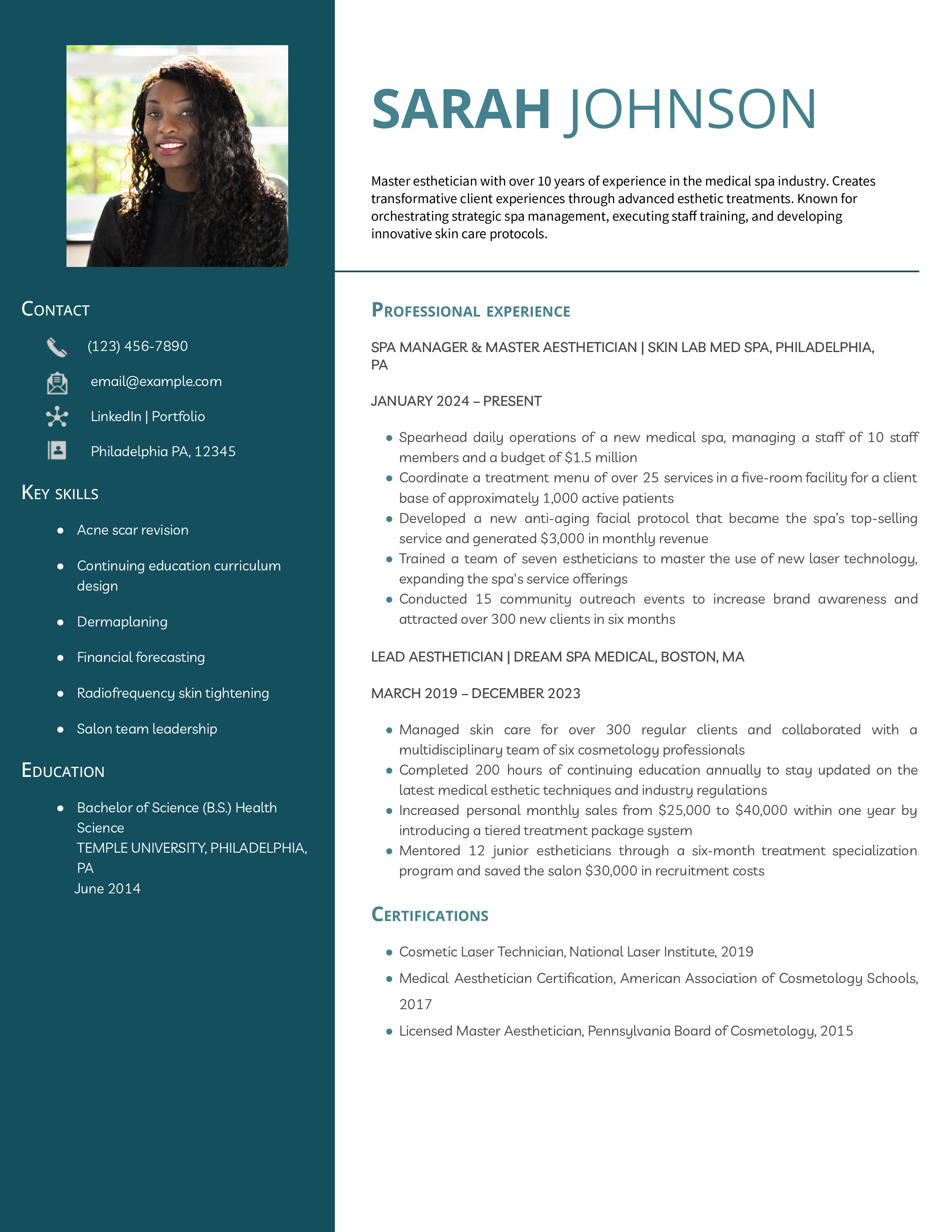Esthetician_Senior-level