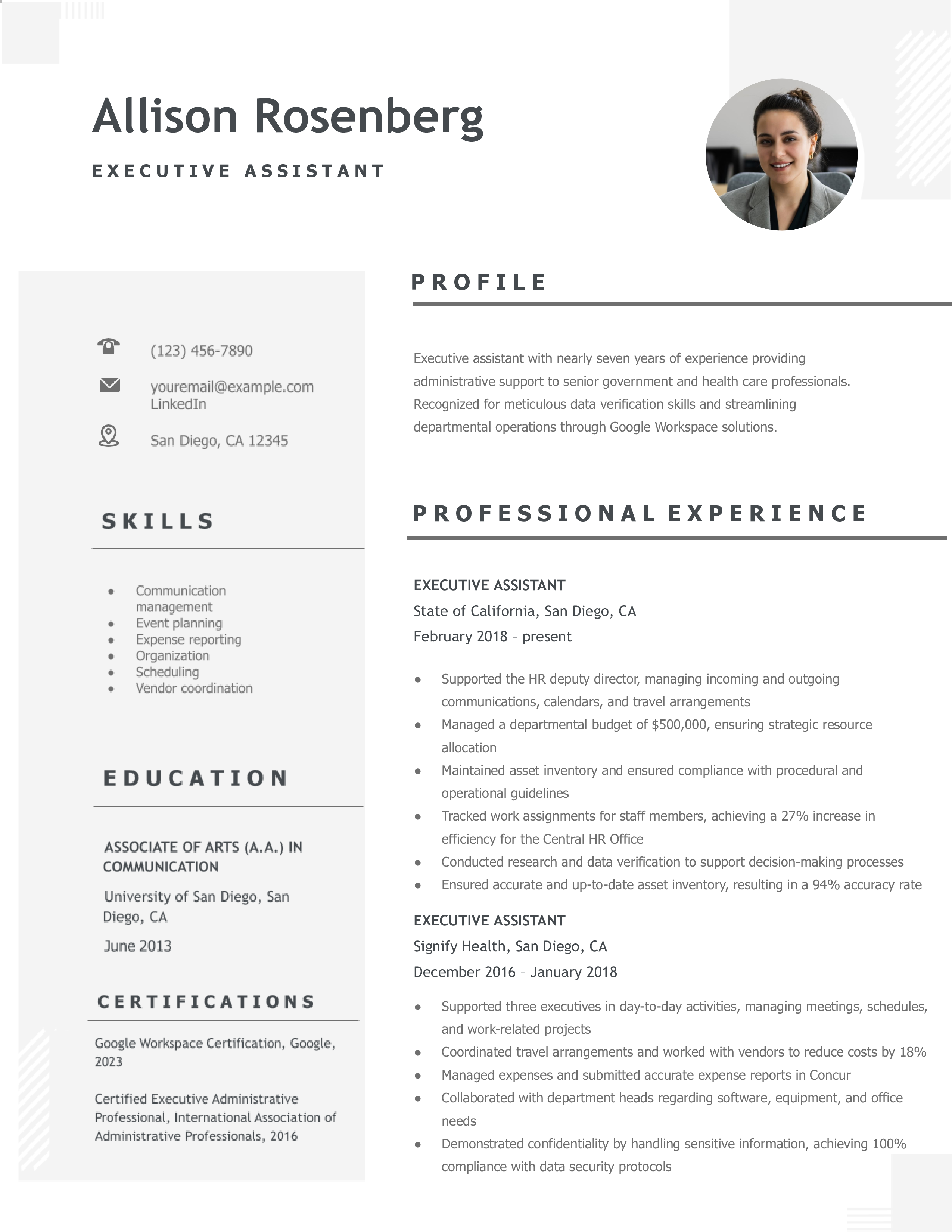 Executive Assistant_Mid-career
