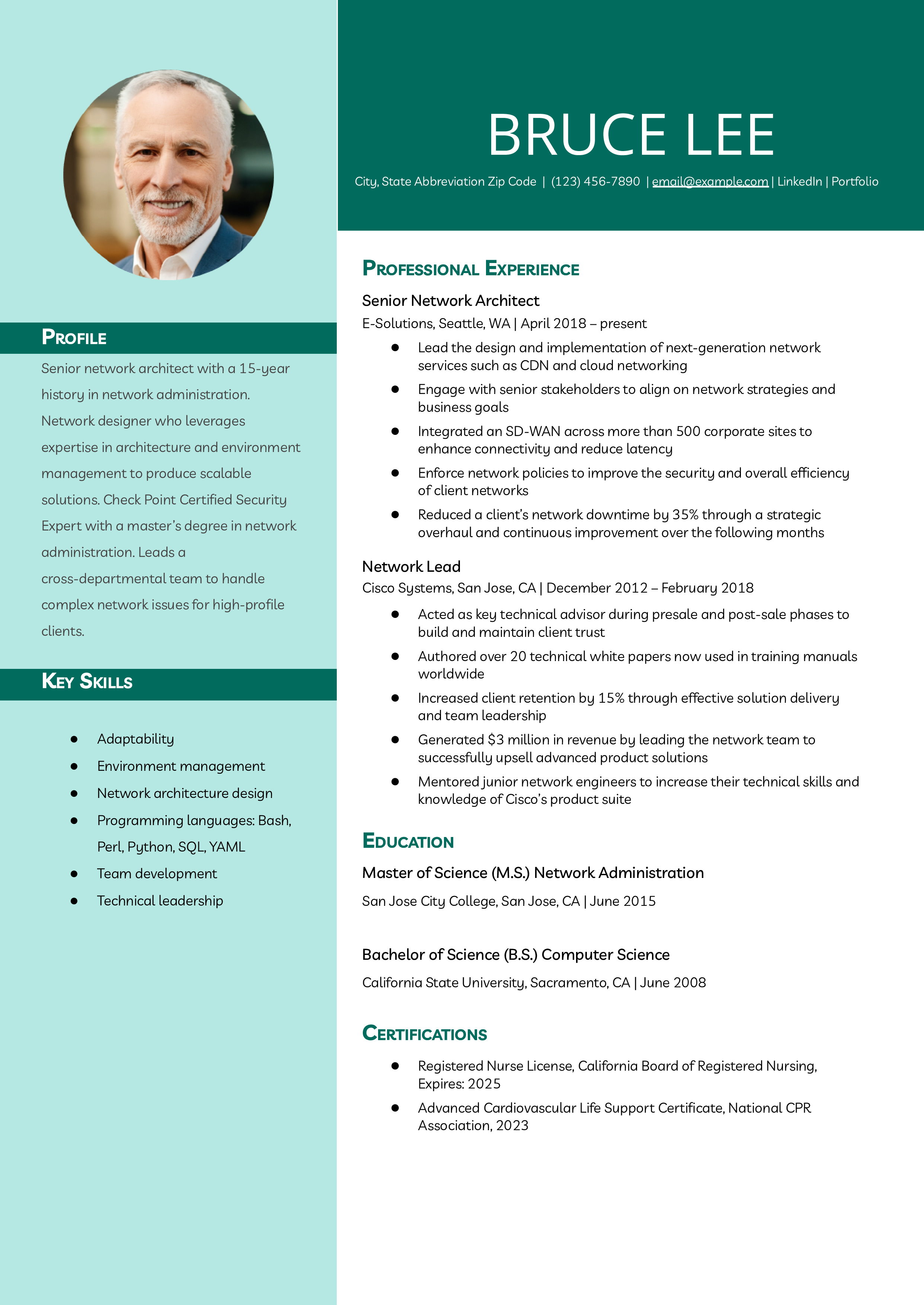 Senior Level Tech Resume Example (file _ make a copy)