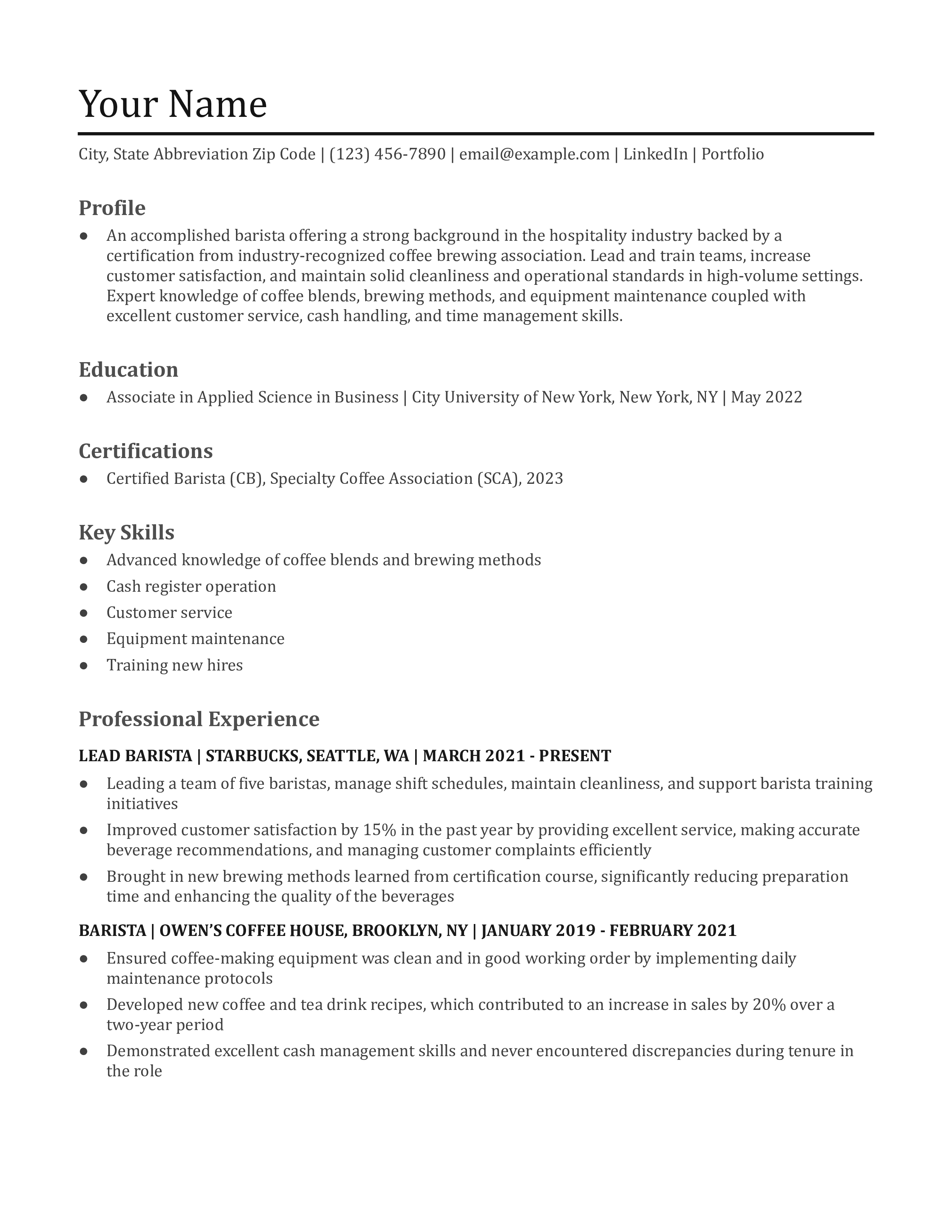 Barista_Mid-career