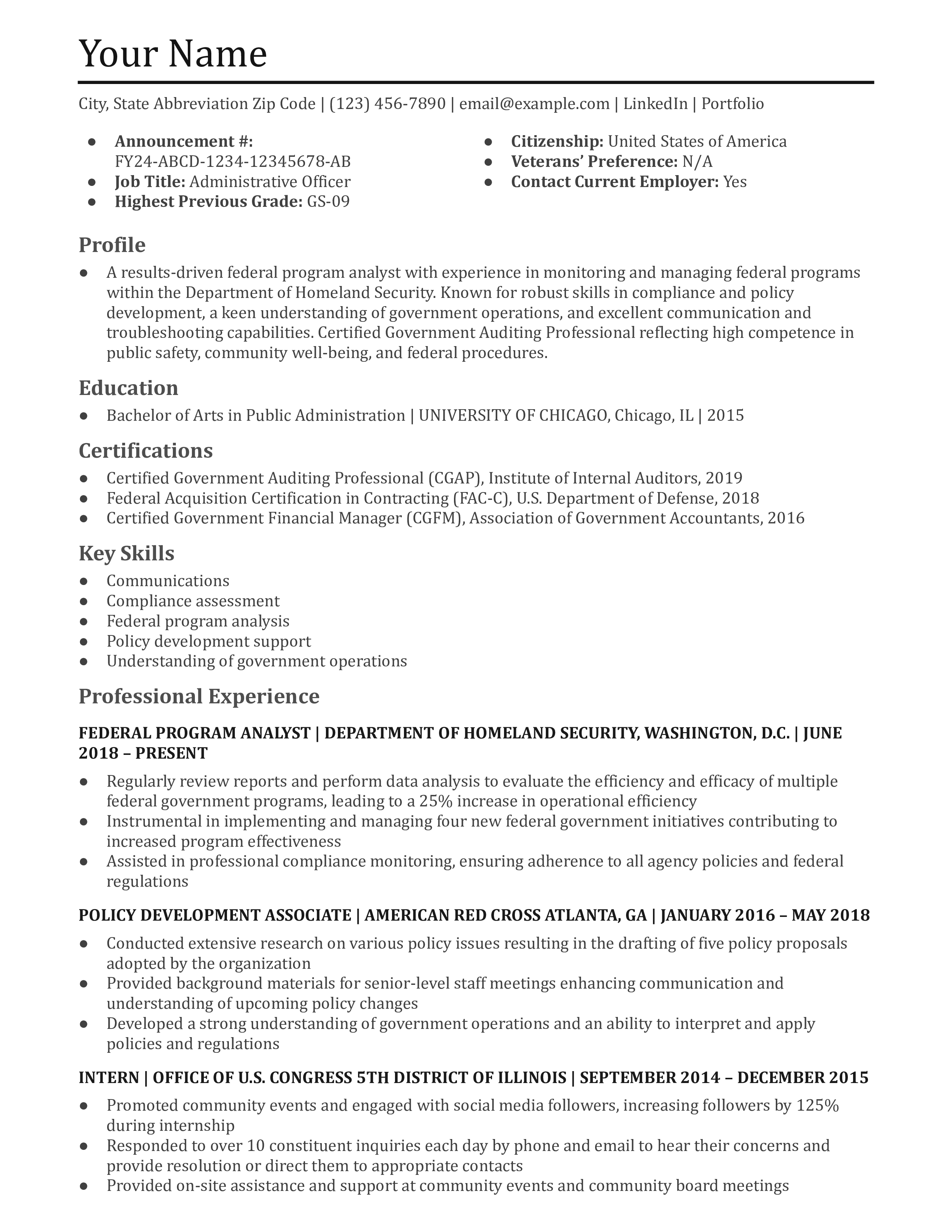 Federal Resume Examples and Templates - Federal Entry Level.pdf 