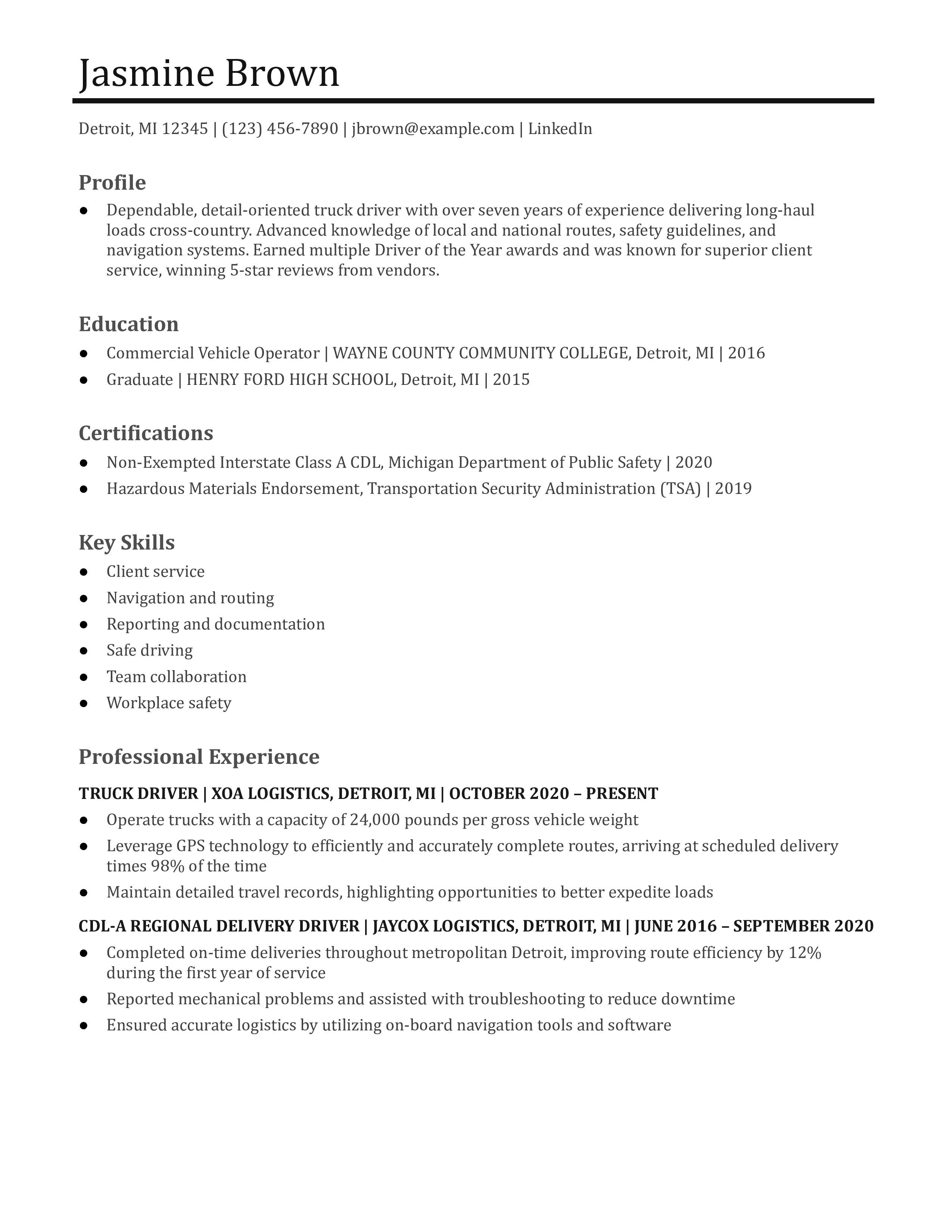 Truck Driver_Mid-career