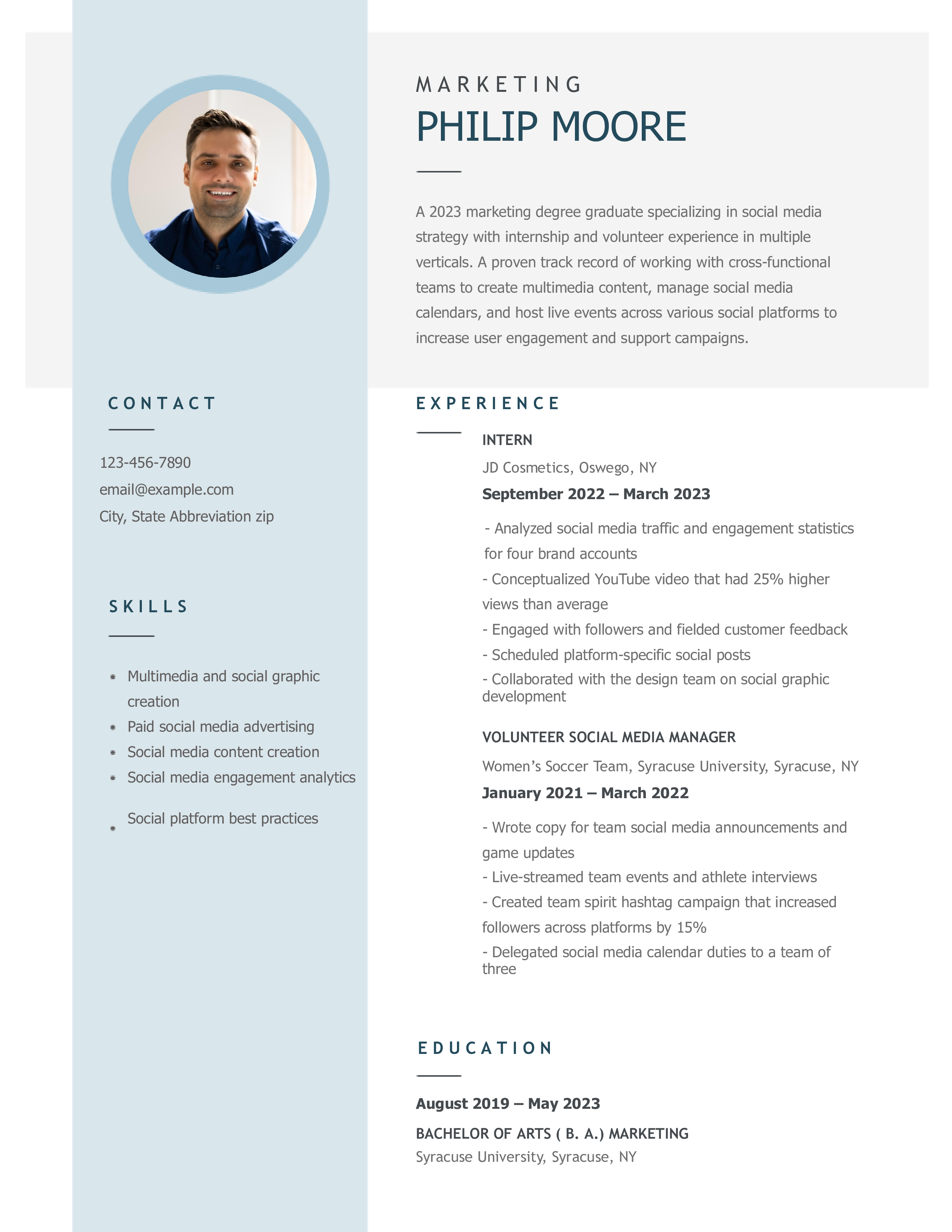 Entry Level Resume Templates and Examples