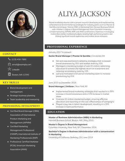 Marketing Director Resume Examples and Templates