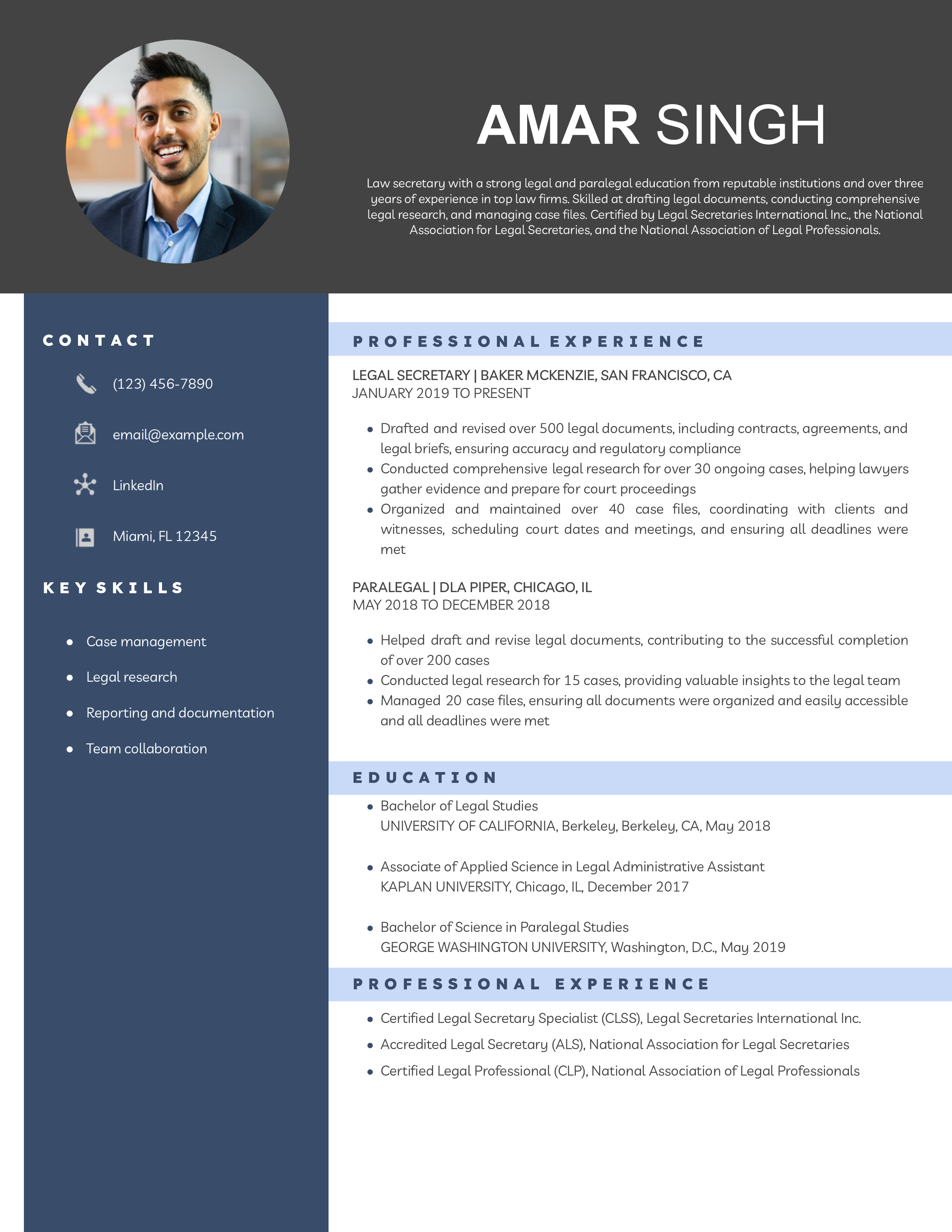 Secretary Resume Examples and Templates for 2025 ResumeTemplates com Secretary Resume Examples and Templates for 2025 ResumeTemplates com
