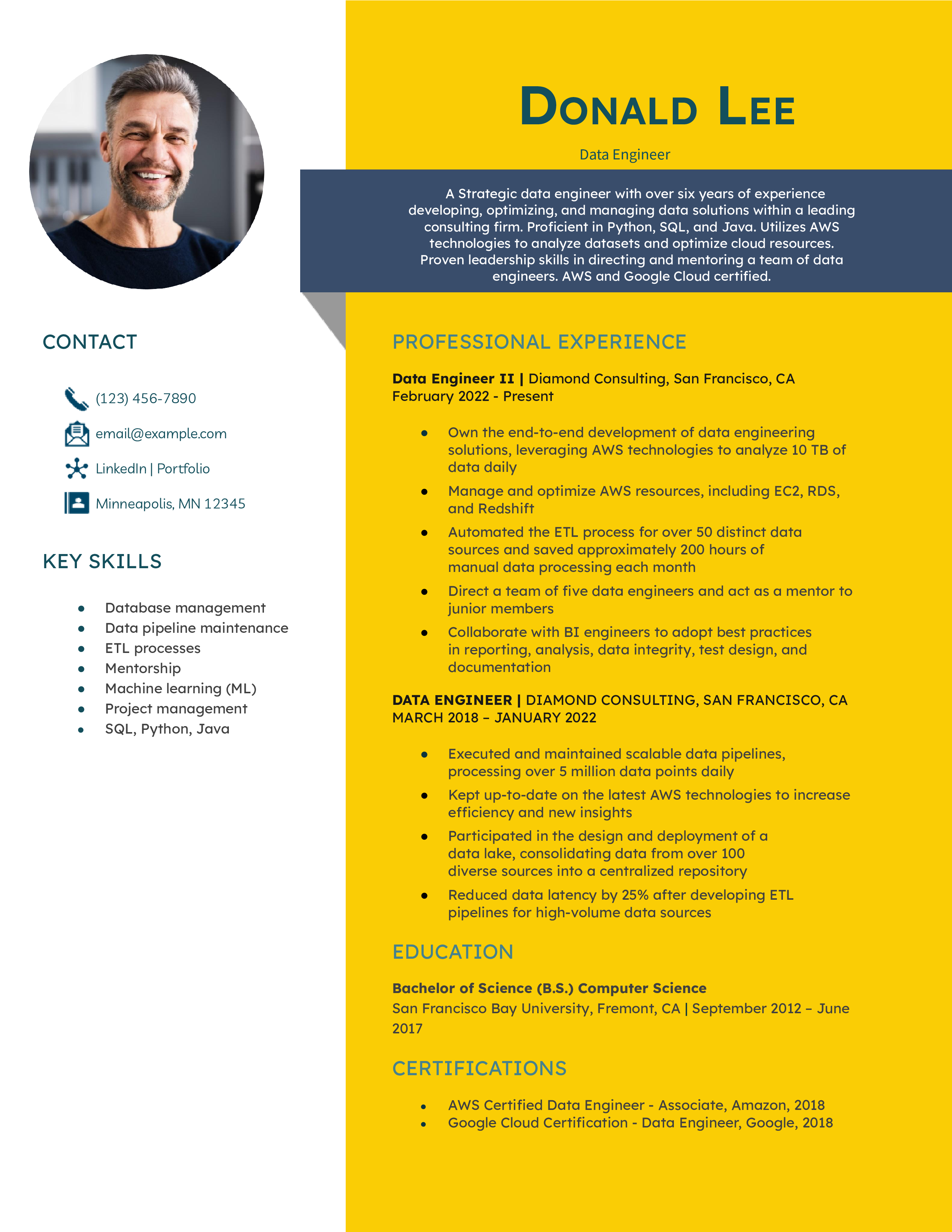 Data Engineer Resume Template 3 (file _ make a copy)