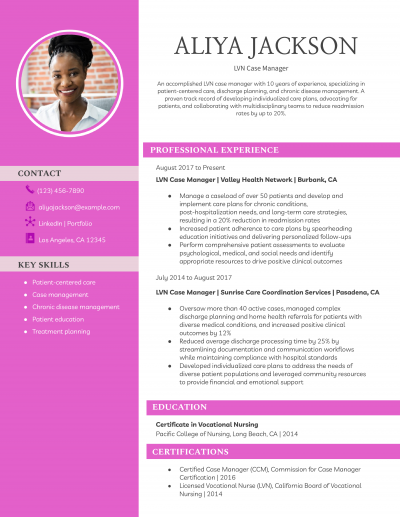 20 Best Case Manager Resume Examples and Templates for [y]