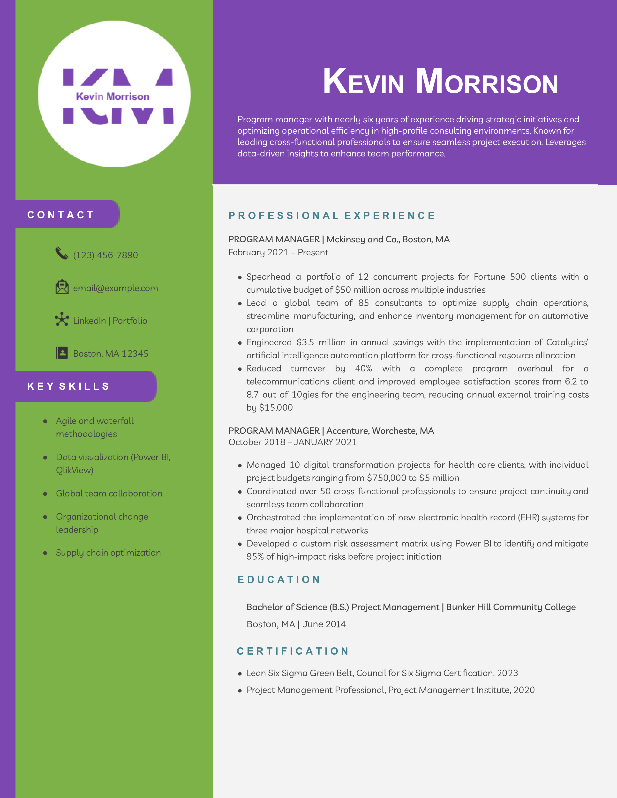Mid Level Program Manager Resume Template Example (file _ make a copy)