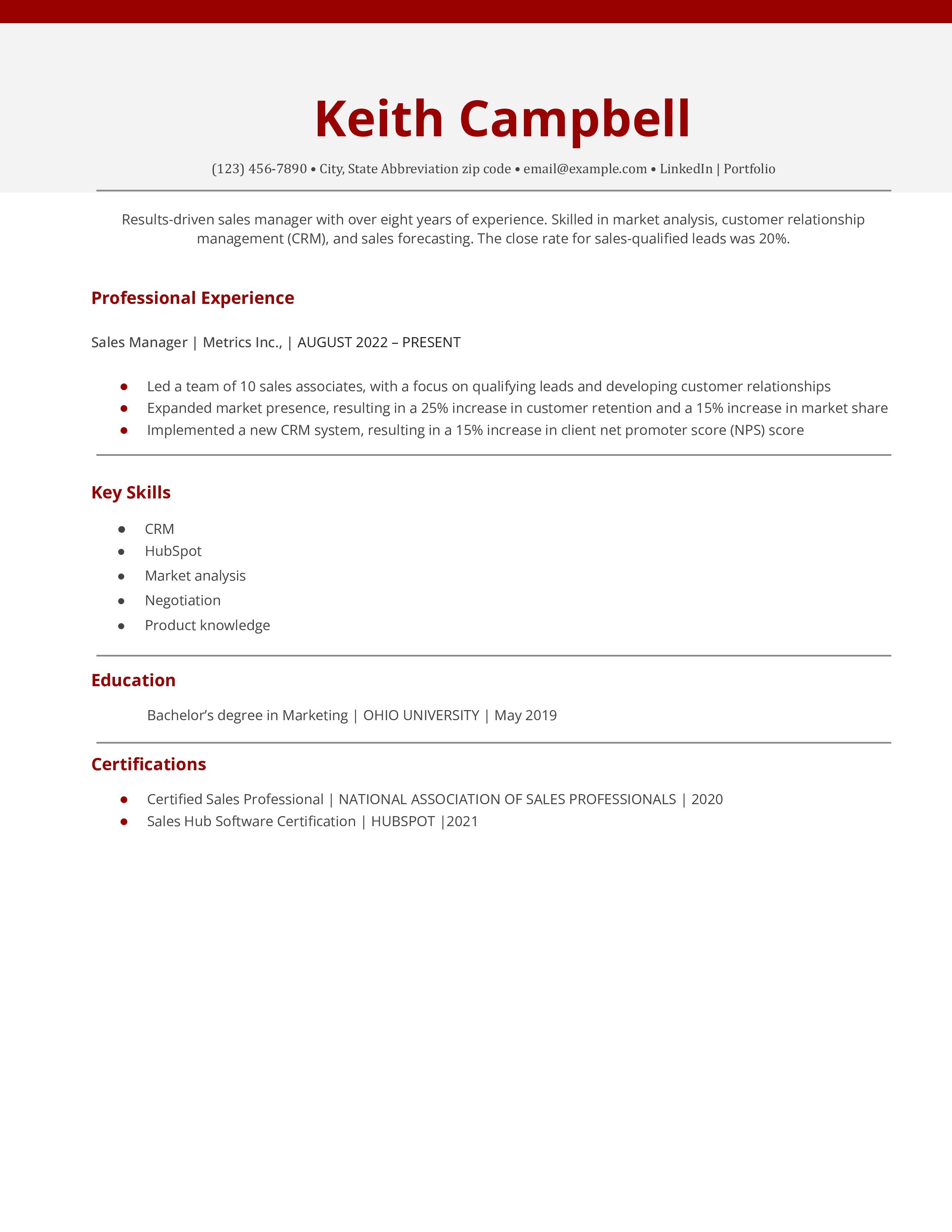 Minimalist Resume Template Example (file _ make a copy)