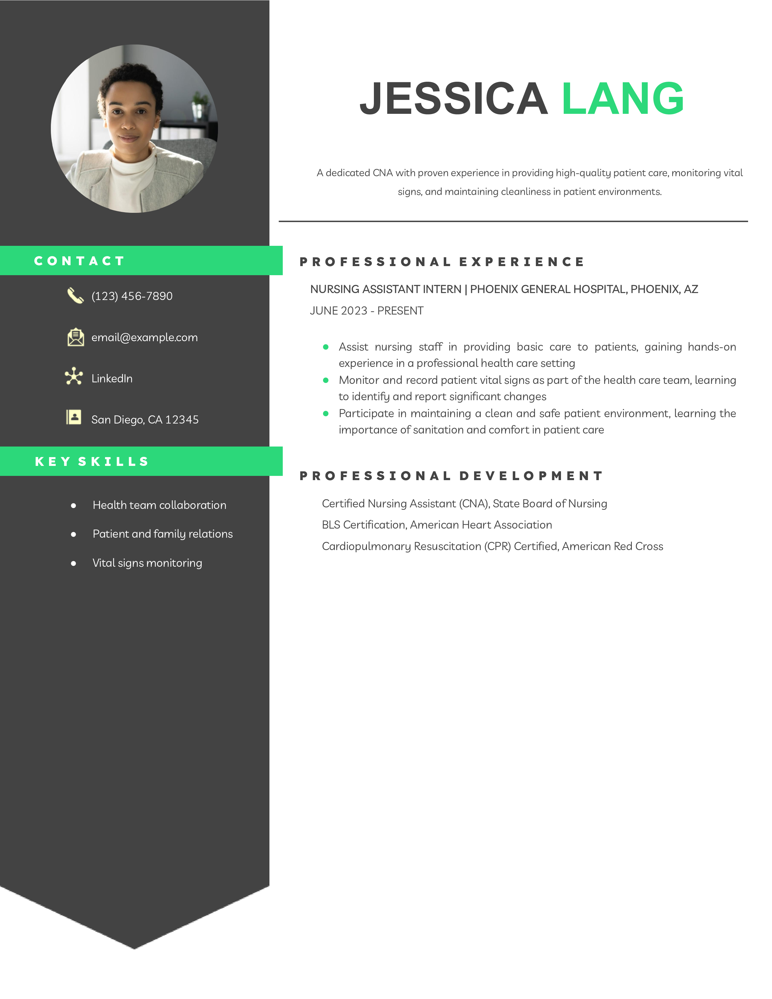 Nursing Assistant Resume Examples - Nursing Assistant With No Experience Resume Example.pdf