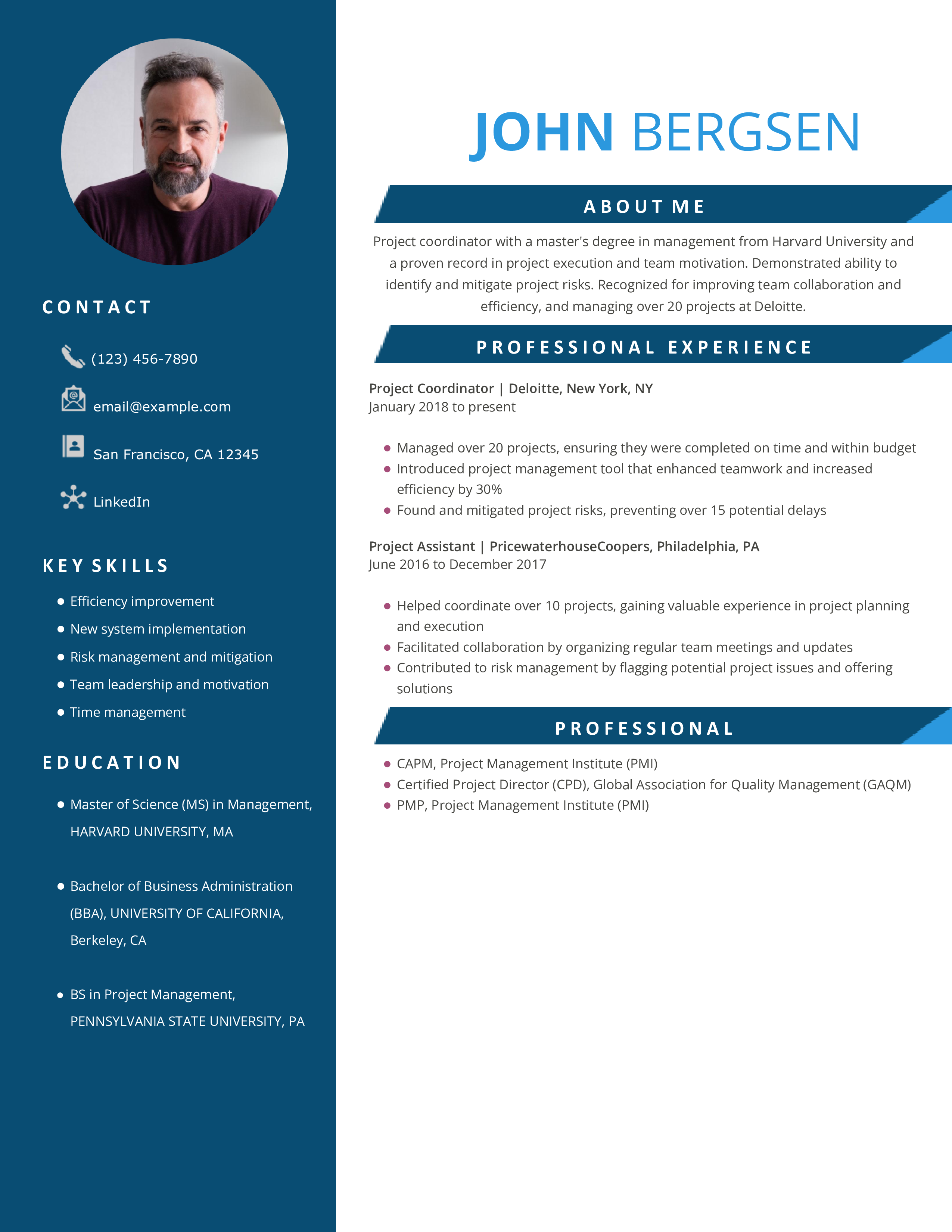 Project Coordinator Resume Examples and Templates for 2025