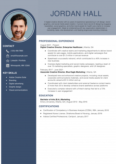 20 Best Illustrator Resume Examples and Templates for [y]