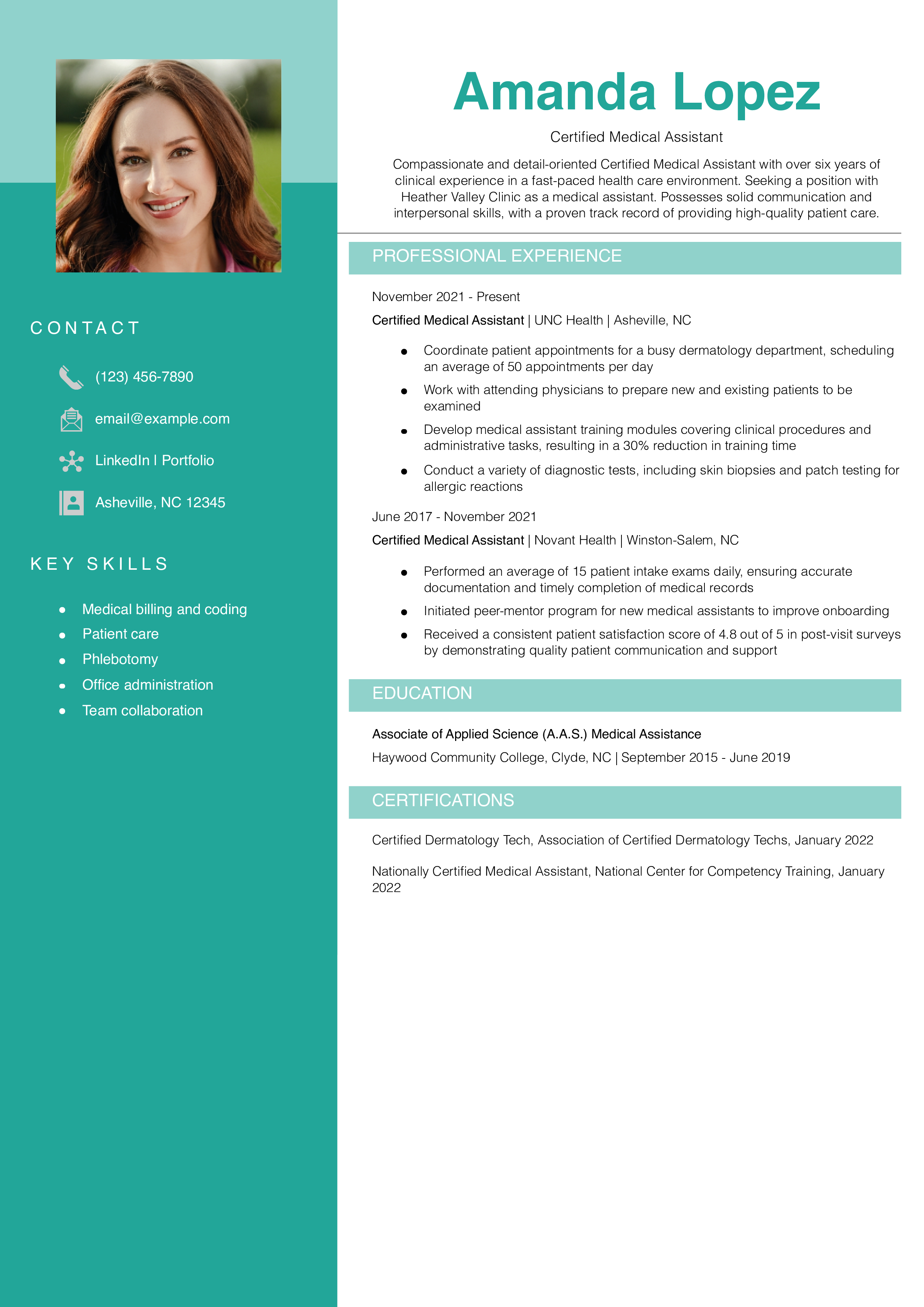 Medical Assistant Resume Examples and Templates
