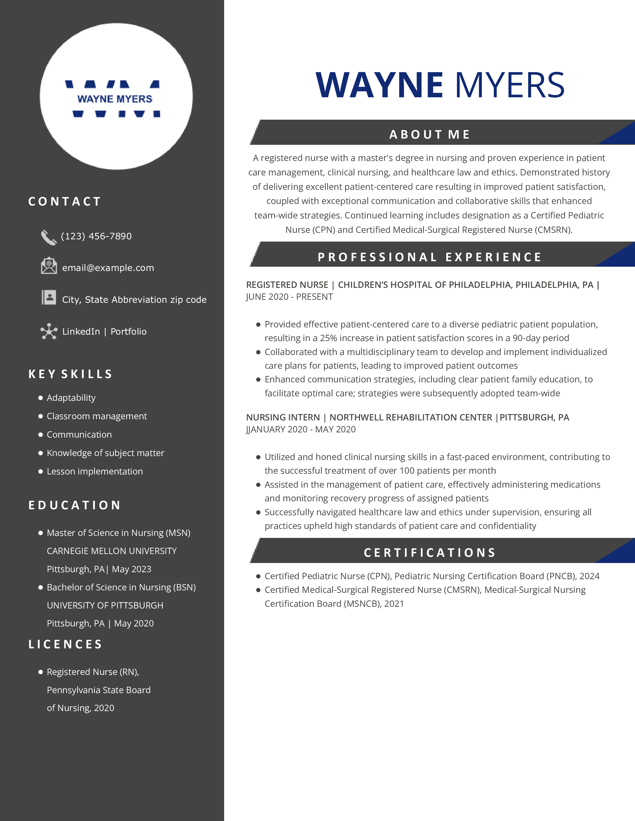New Grad Nursing Resume Examples and Templates for 2025 New Grad Nursing Resume Examples and Templates for 2025