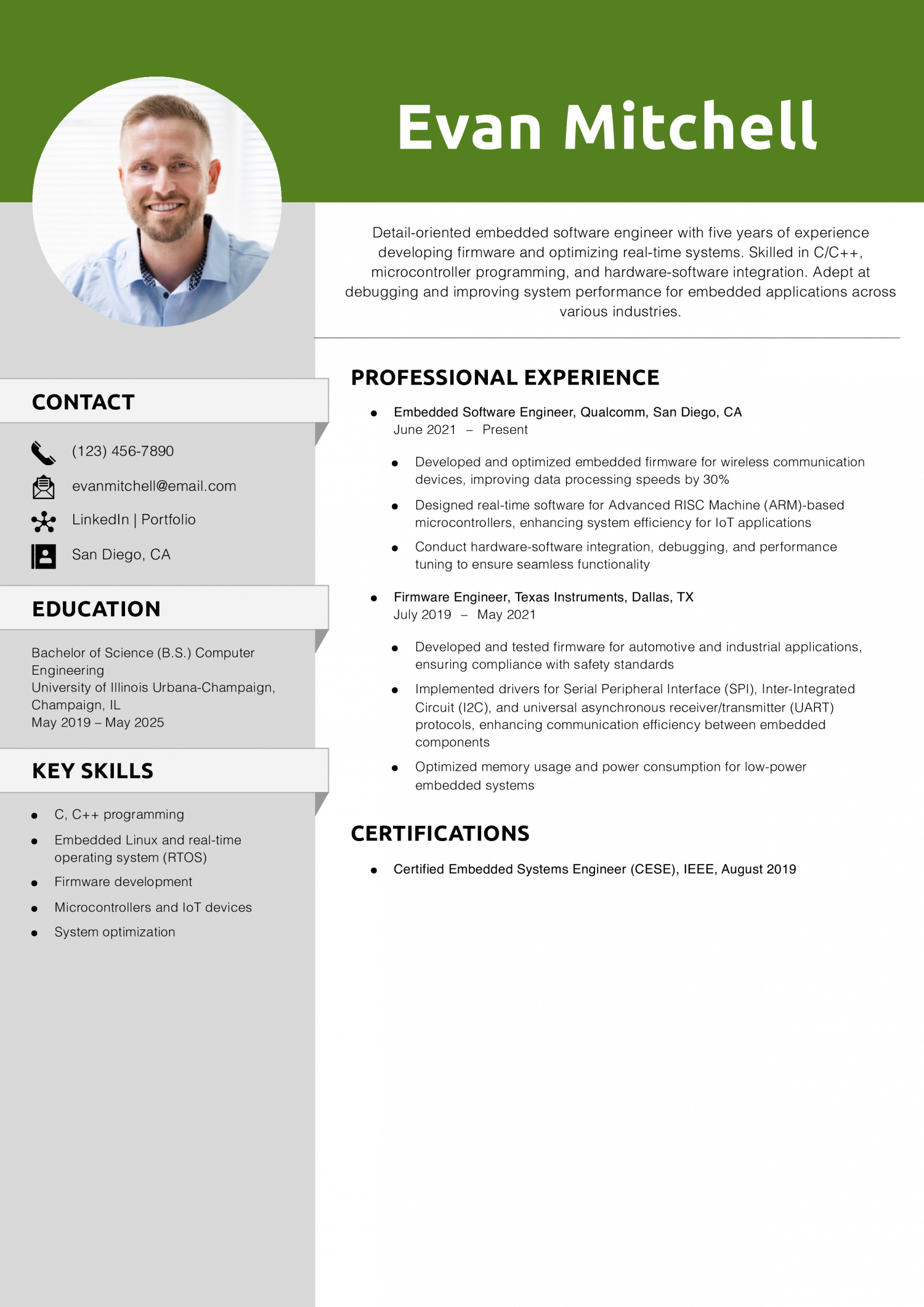   Embedded Software Engineer