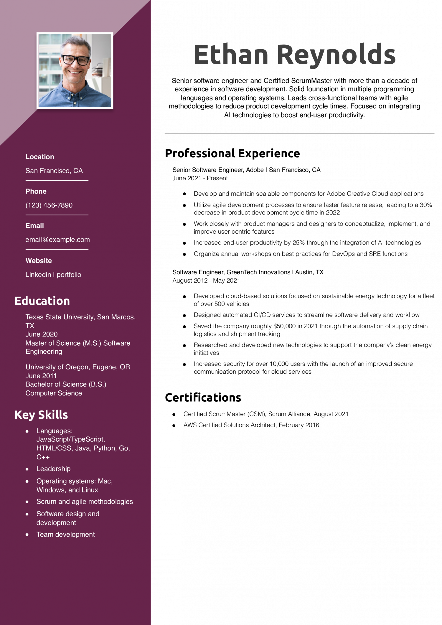  SENIOR Software Engineer