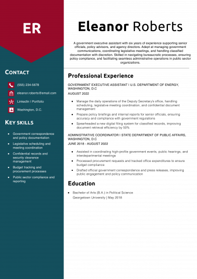 Government Executive Assistant