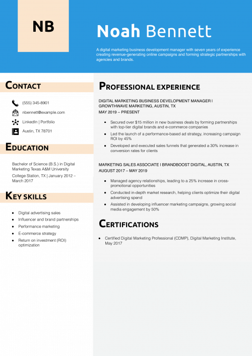Digital Marketing Business Development Manager