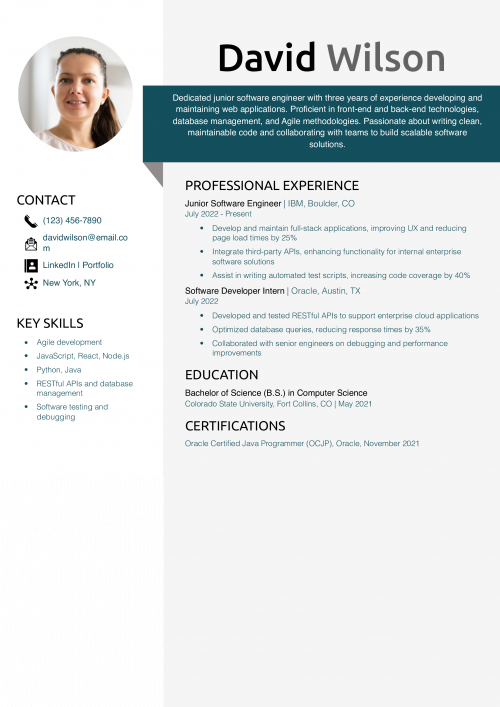  Front-End Software Engineer