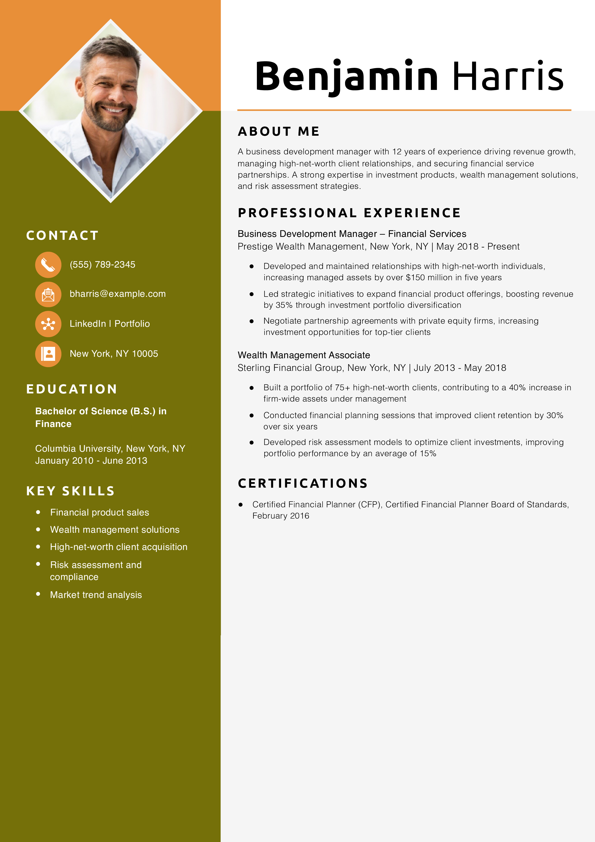 Business Development Manager – Financial Services