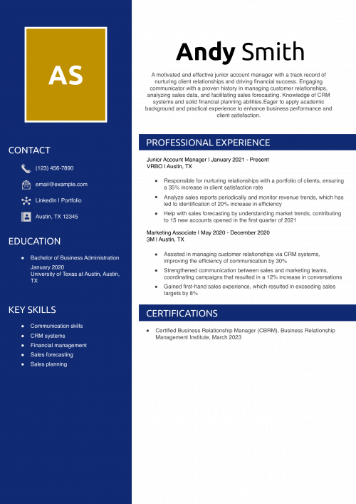 Entry-Level Executive Assistant Resume Example