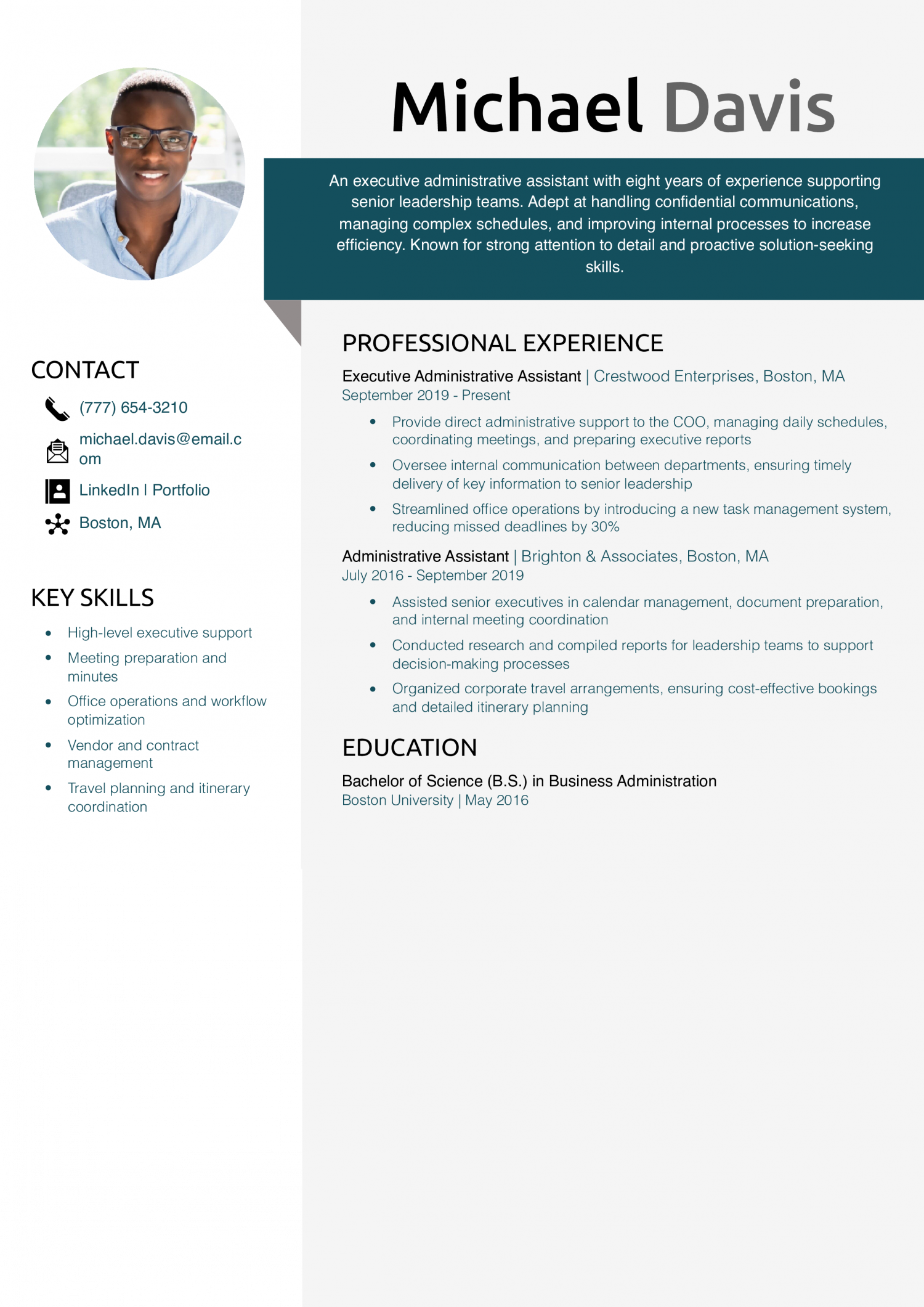 Executive Administrative Assistant