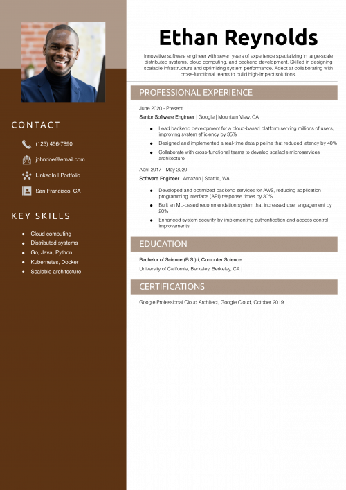  Google Software Engineer
