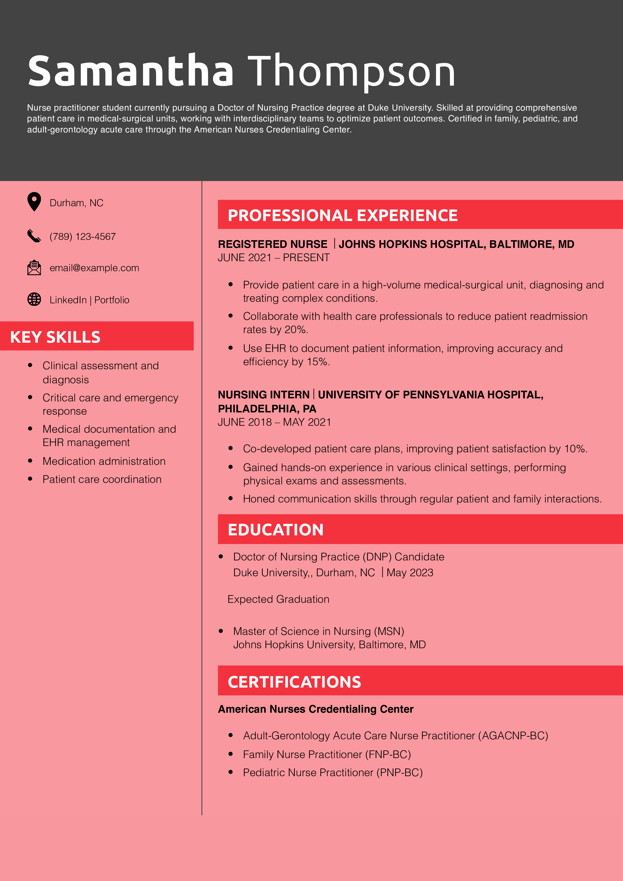 Nurse Practitioner Student