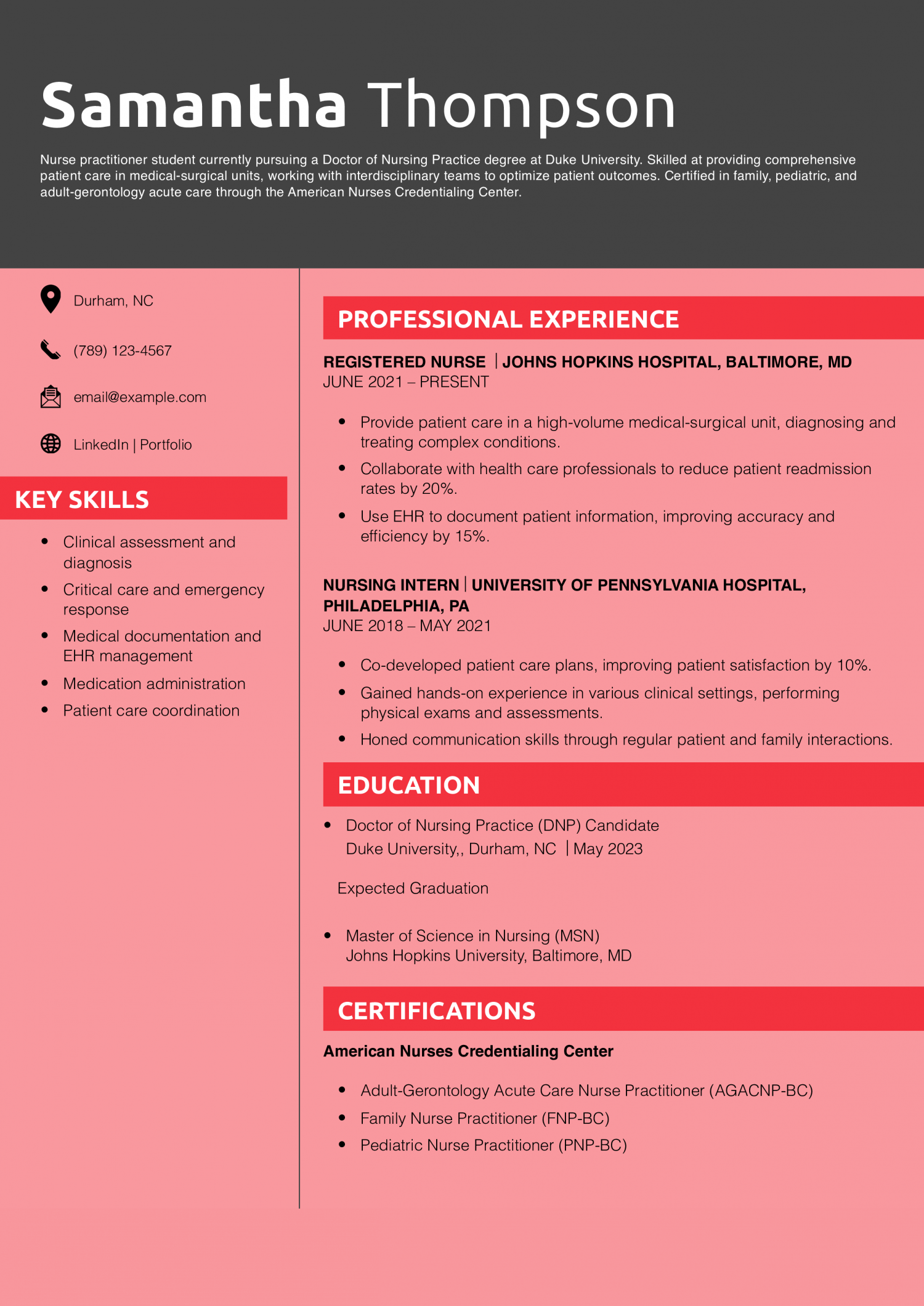 Nurse Practitioner Student