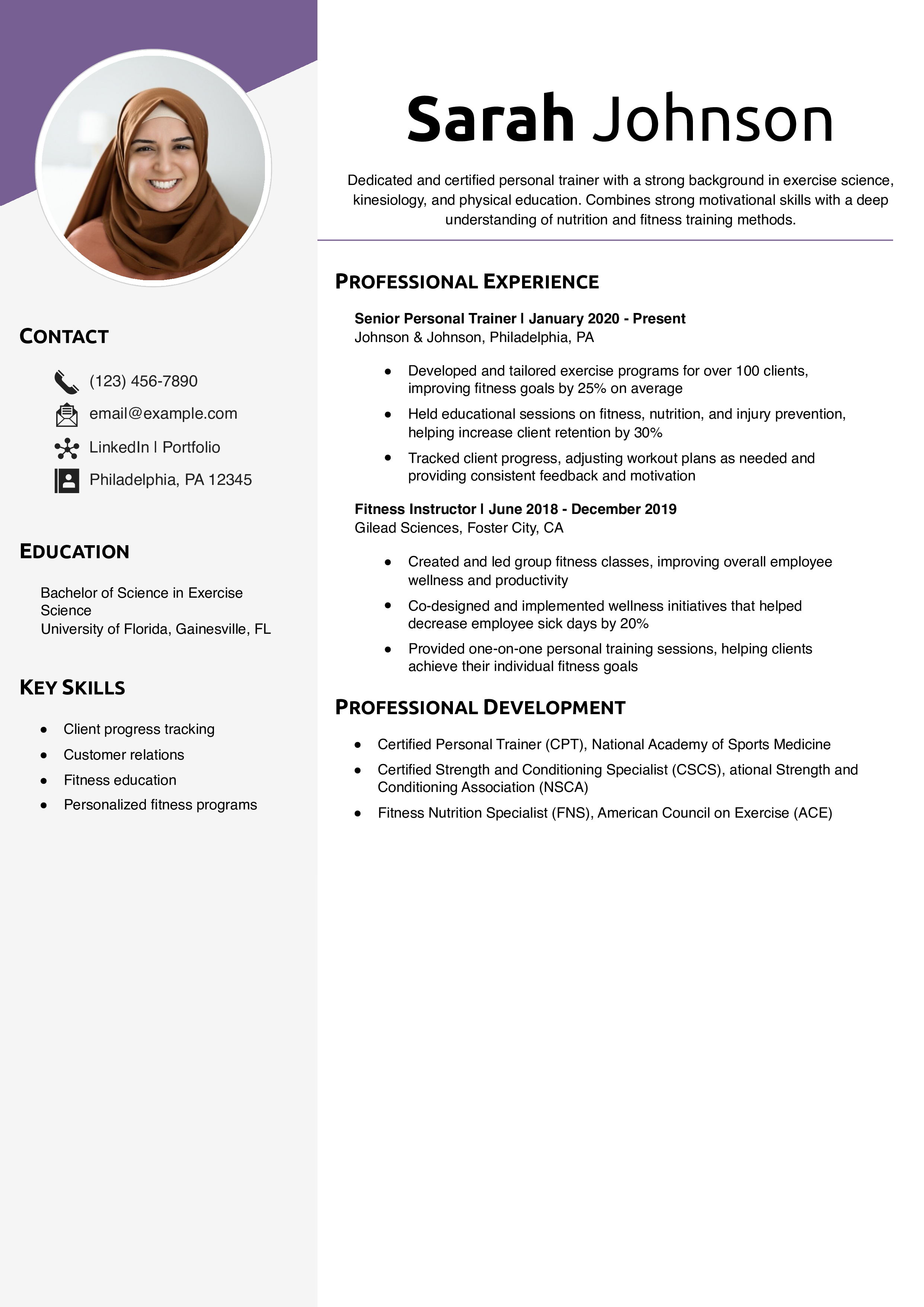 Certified Personal Trainer