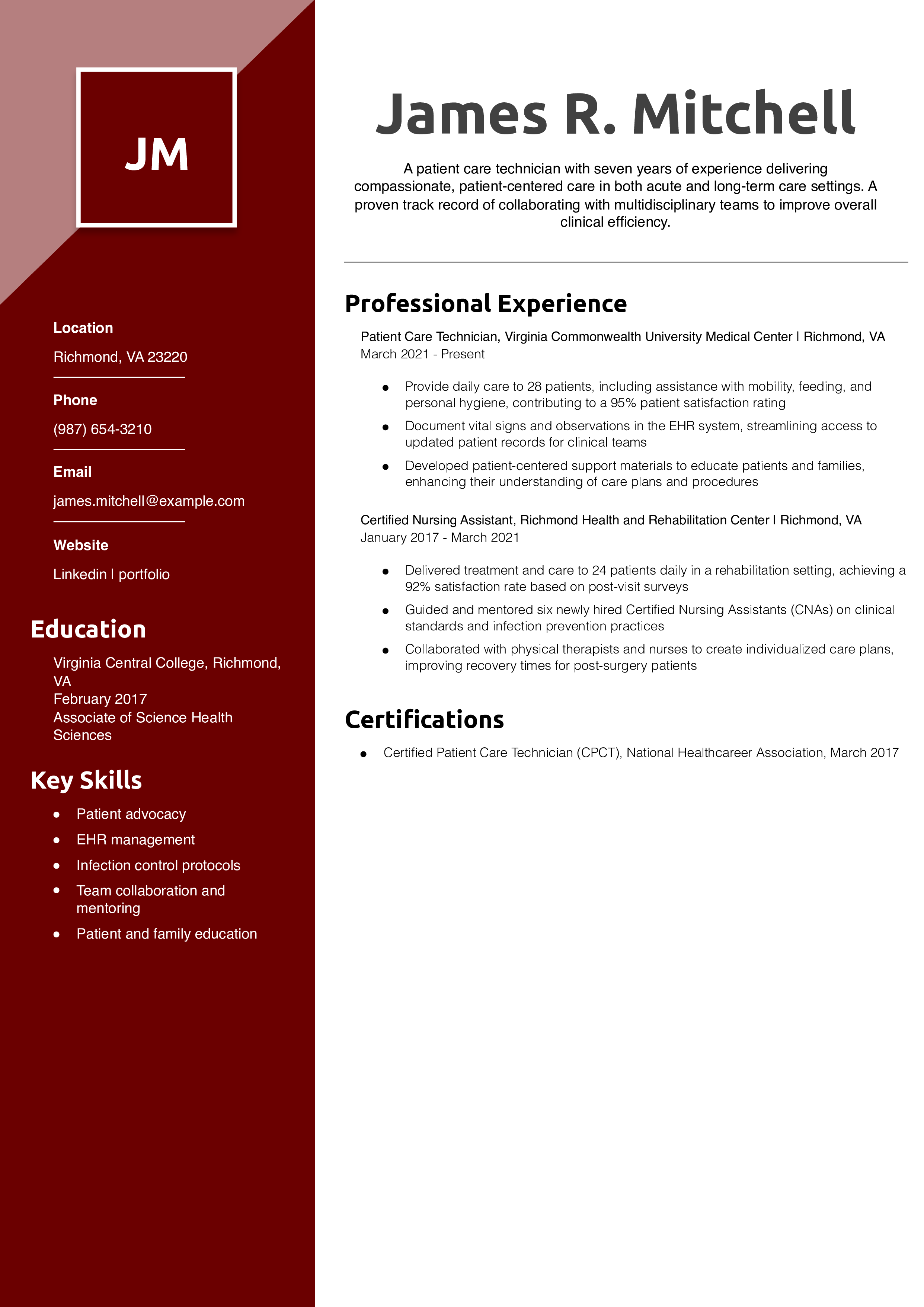 Patient Care Technician