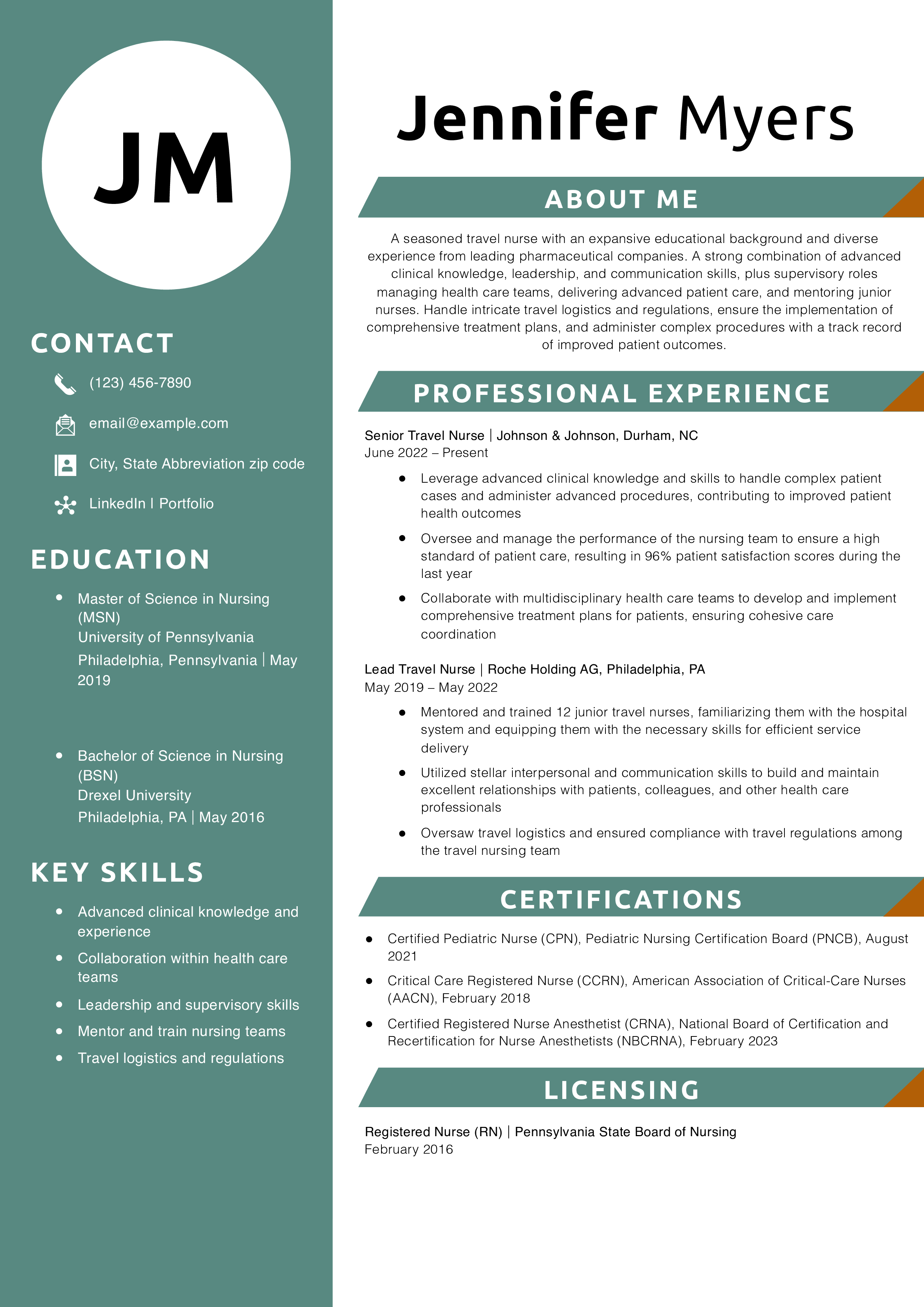 Senior-Level Travel Nurse