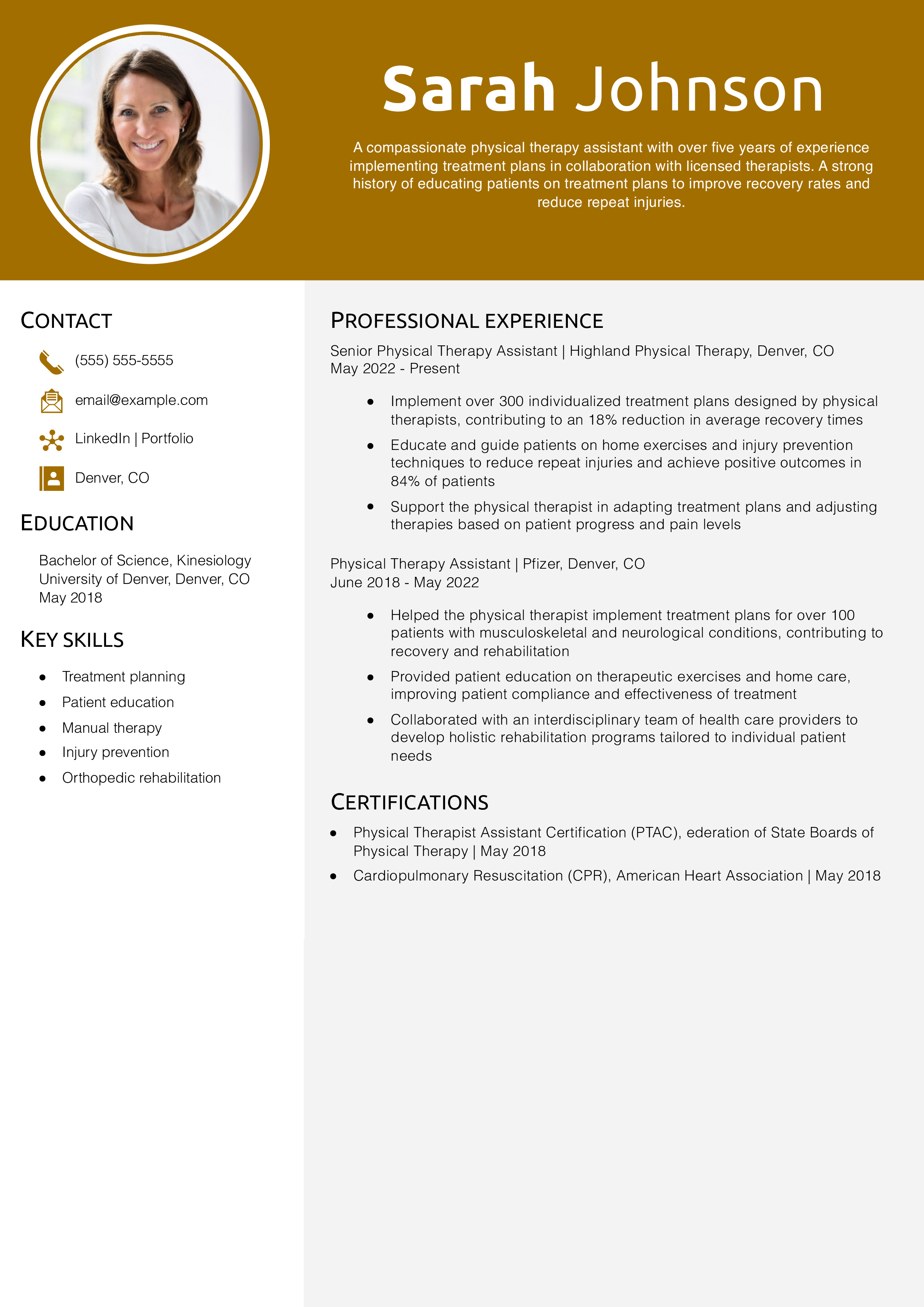 Physical Therapy Assistant