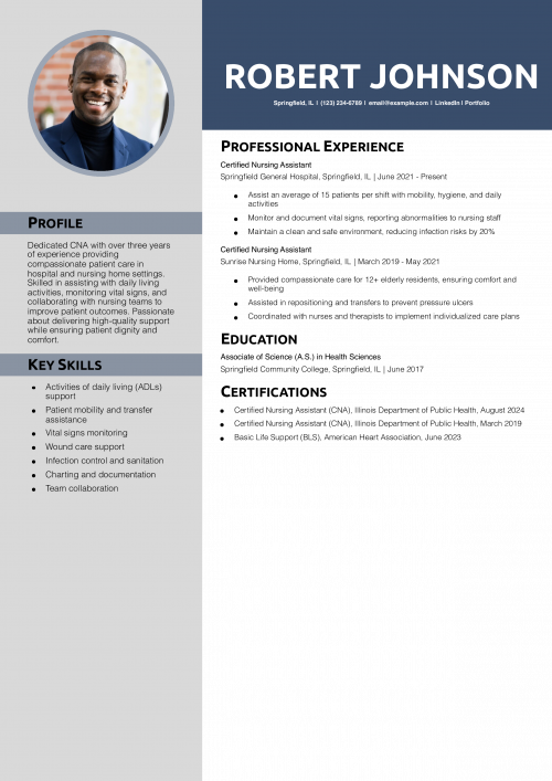 CNA Resume (With Experience)
