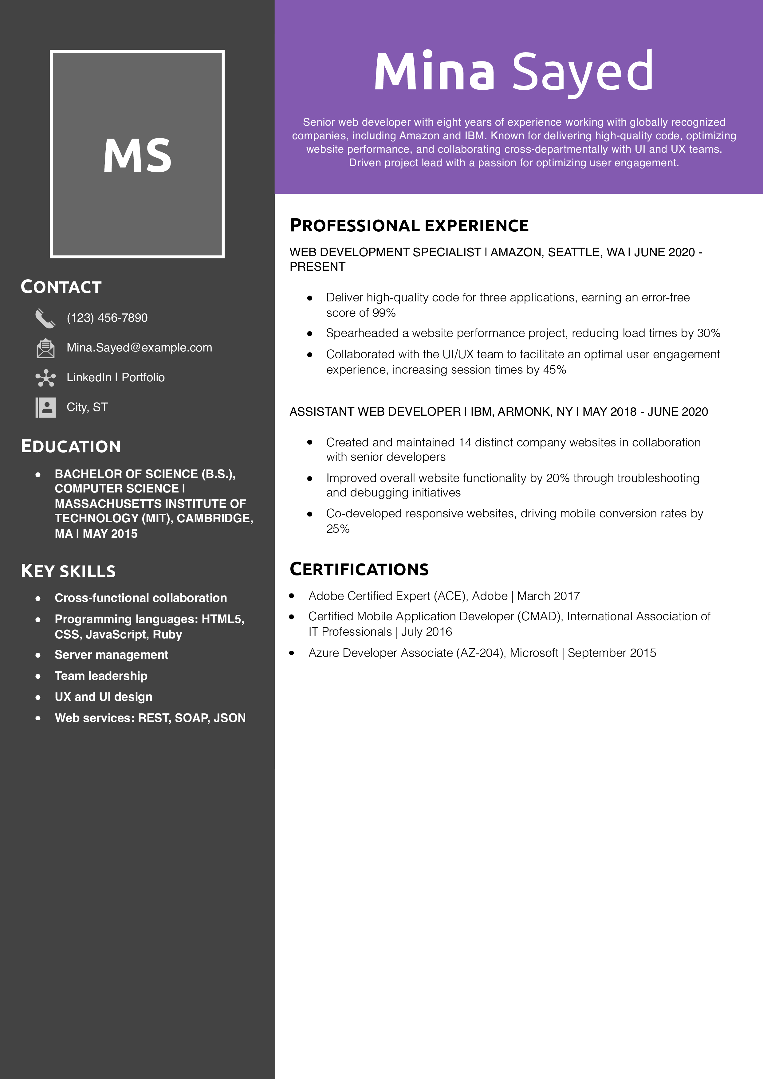 Mid-Level Web Developer