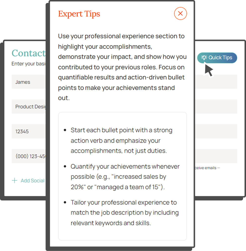 Explore expert suggestions to refine your bullet points