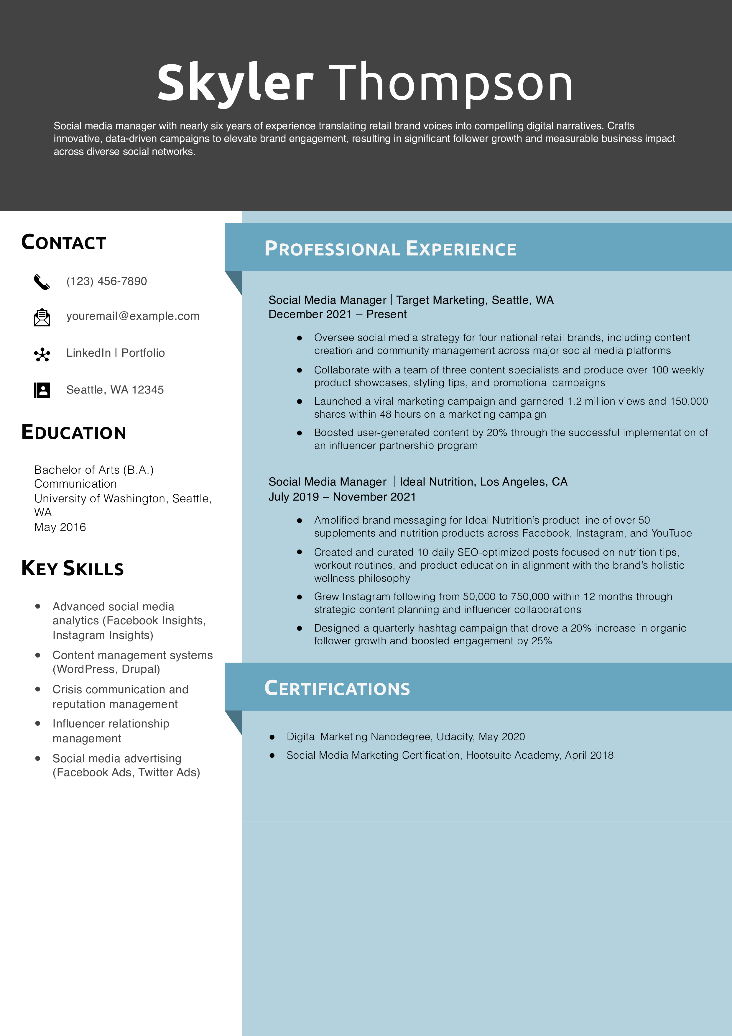 Mid-Level Social Media Manager