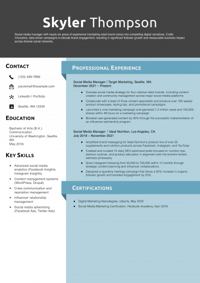 Mid-Level Social Media Manager