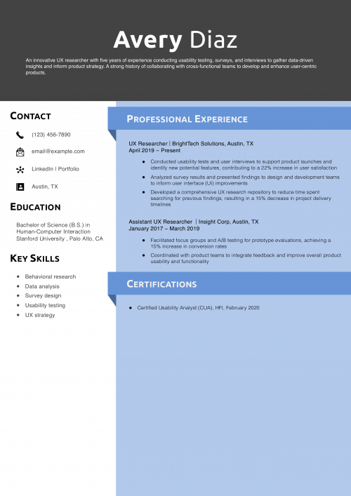 User Experience Researcher