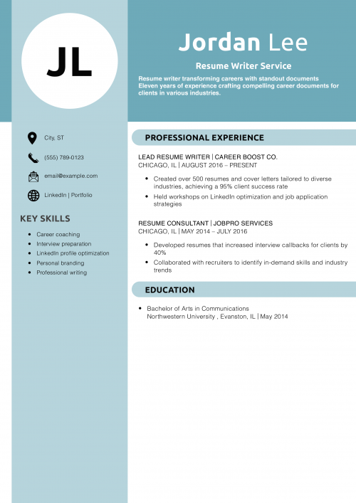Resume Writer Service Resume