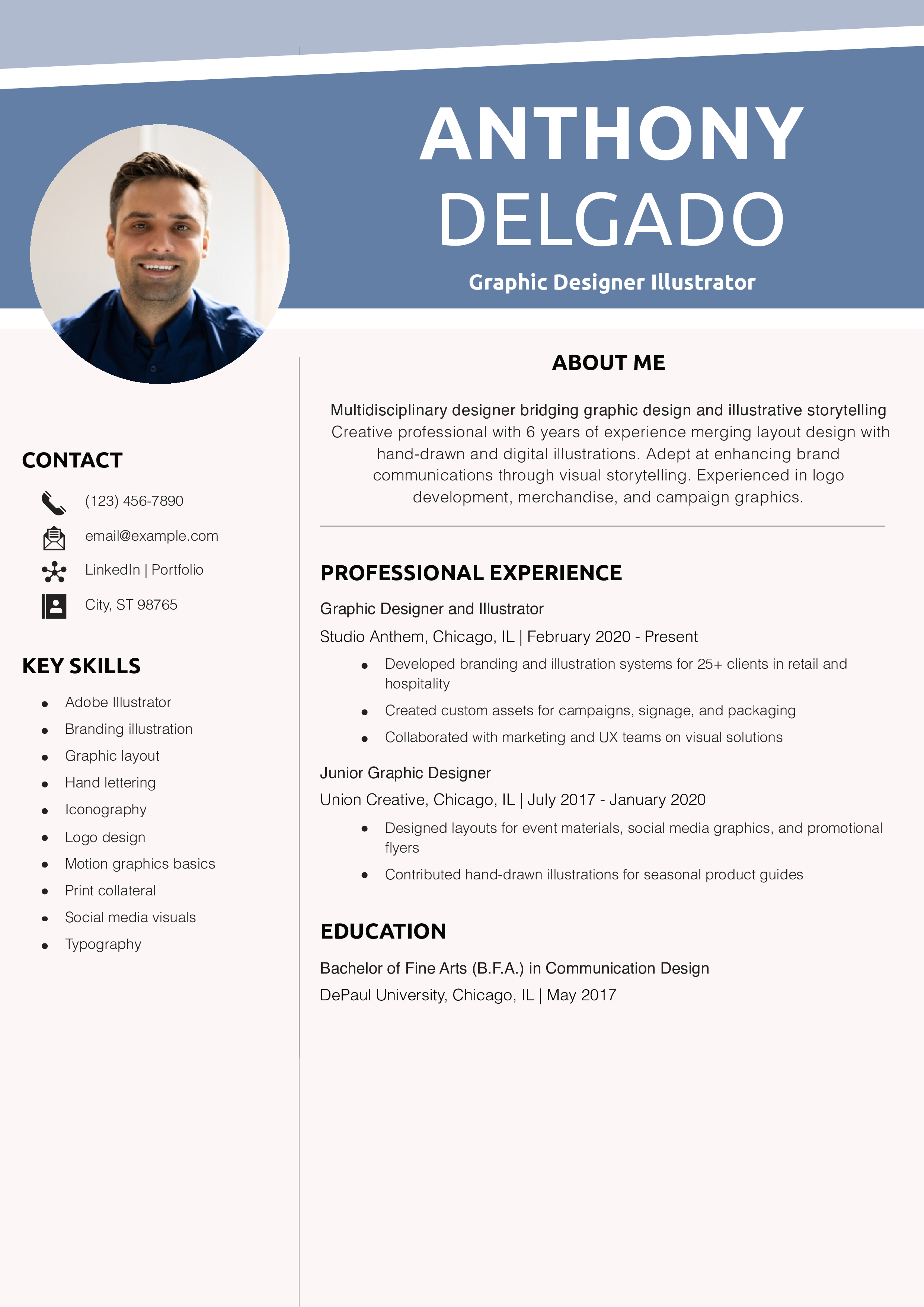 Graphic Designer Illustrator Resume