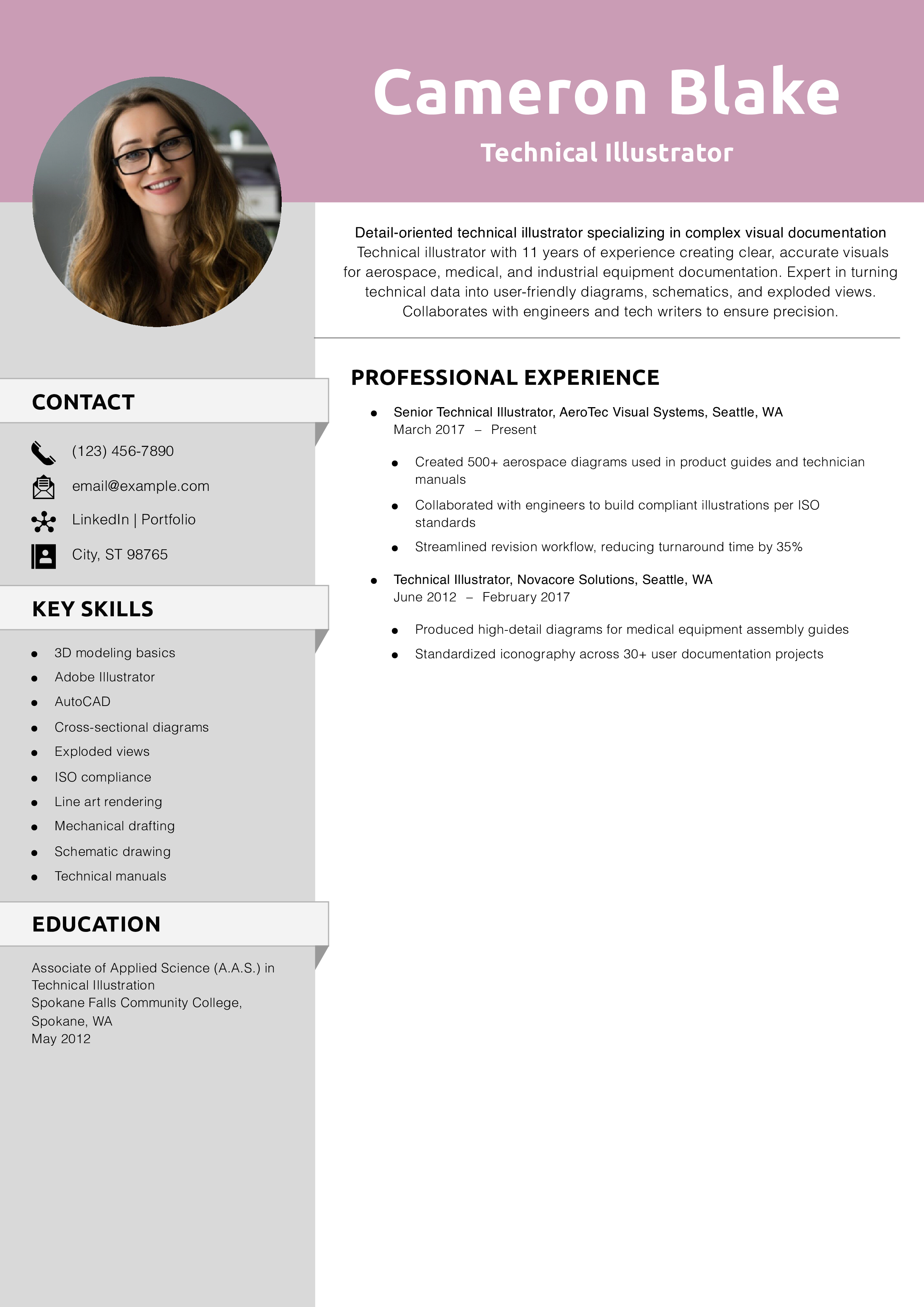 Technical Illustrator Resume