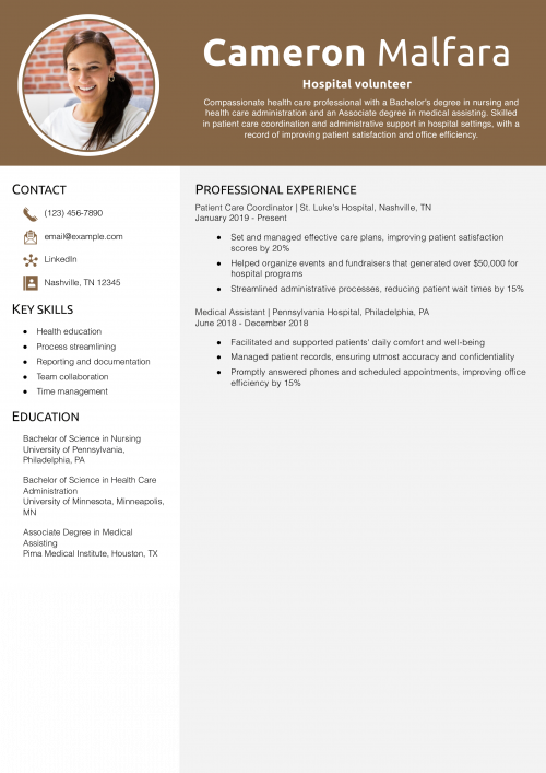 Hospital volunteer
